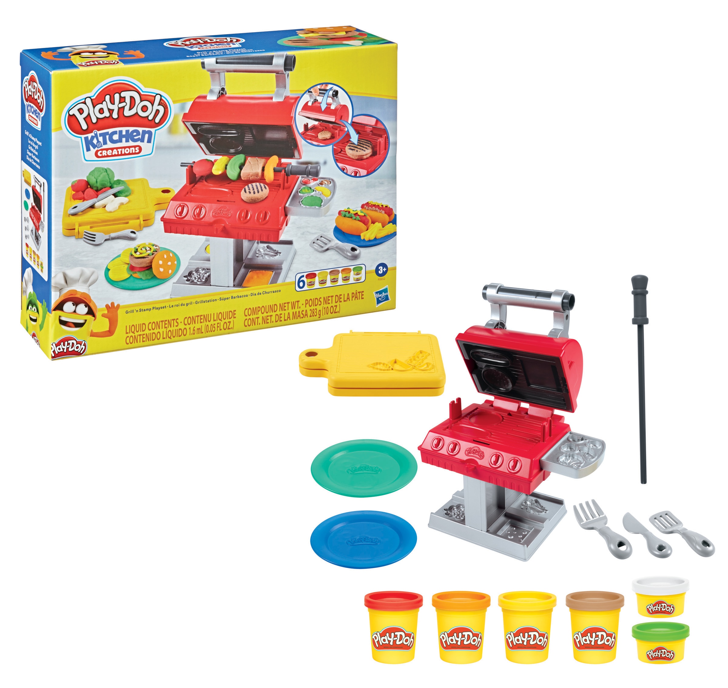 Play-Doh Grill N Stamp Playset Hasbro 3