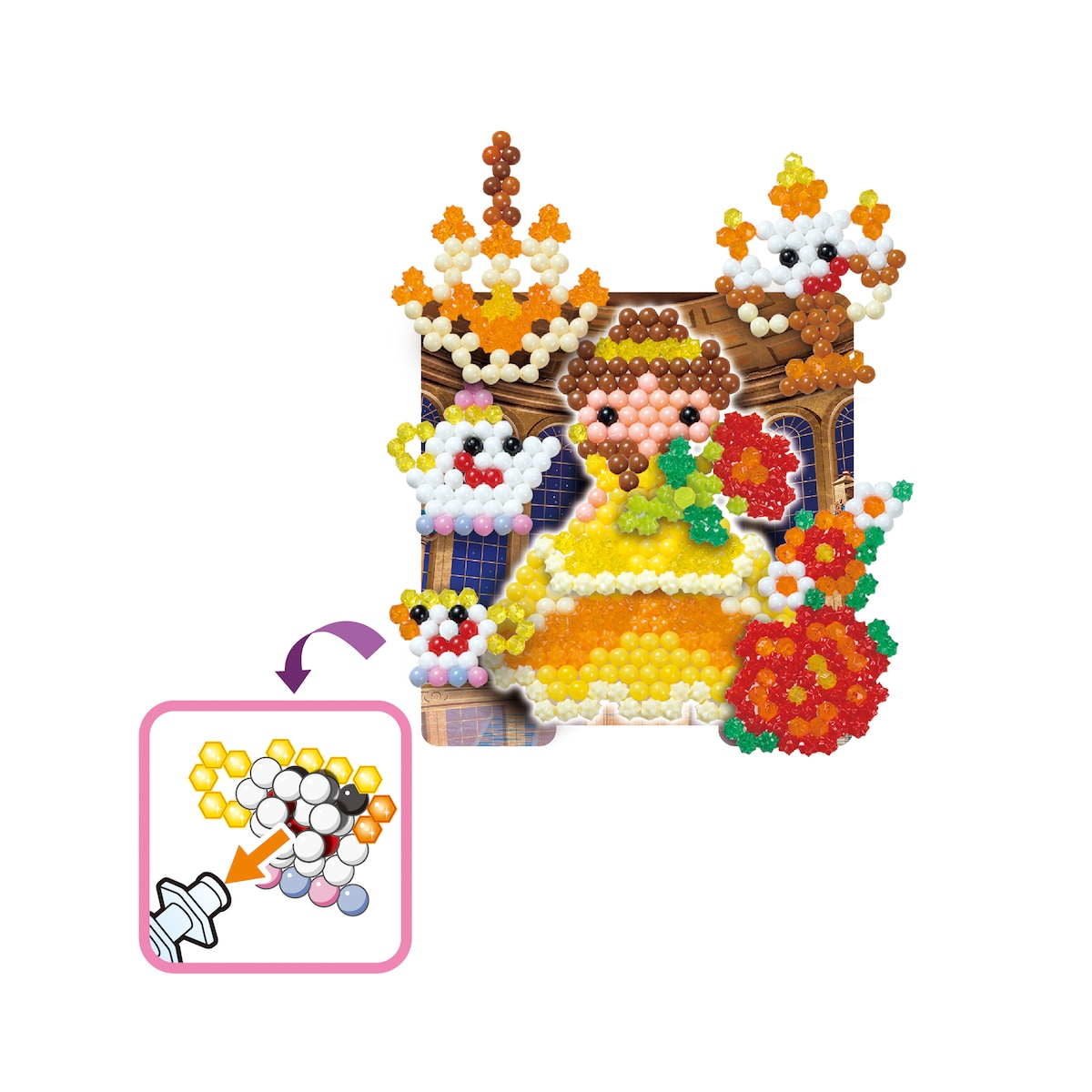 Cubo de Creatividad de Princesas Disney Aquabeads 5
