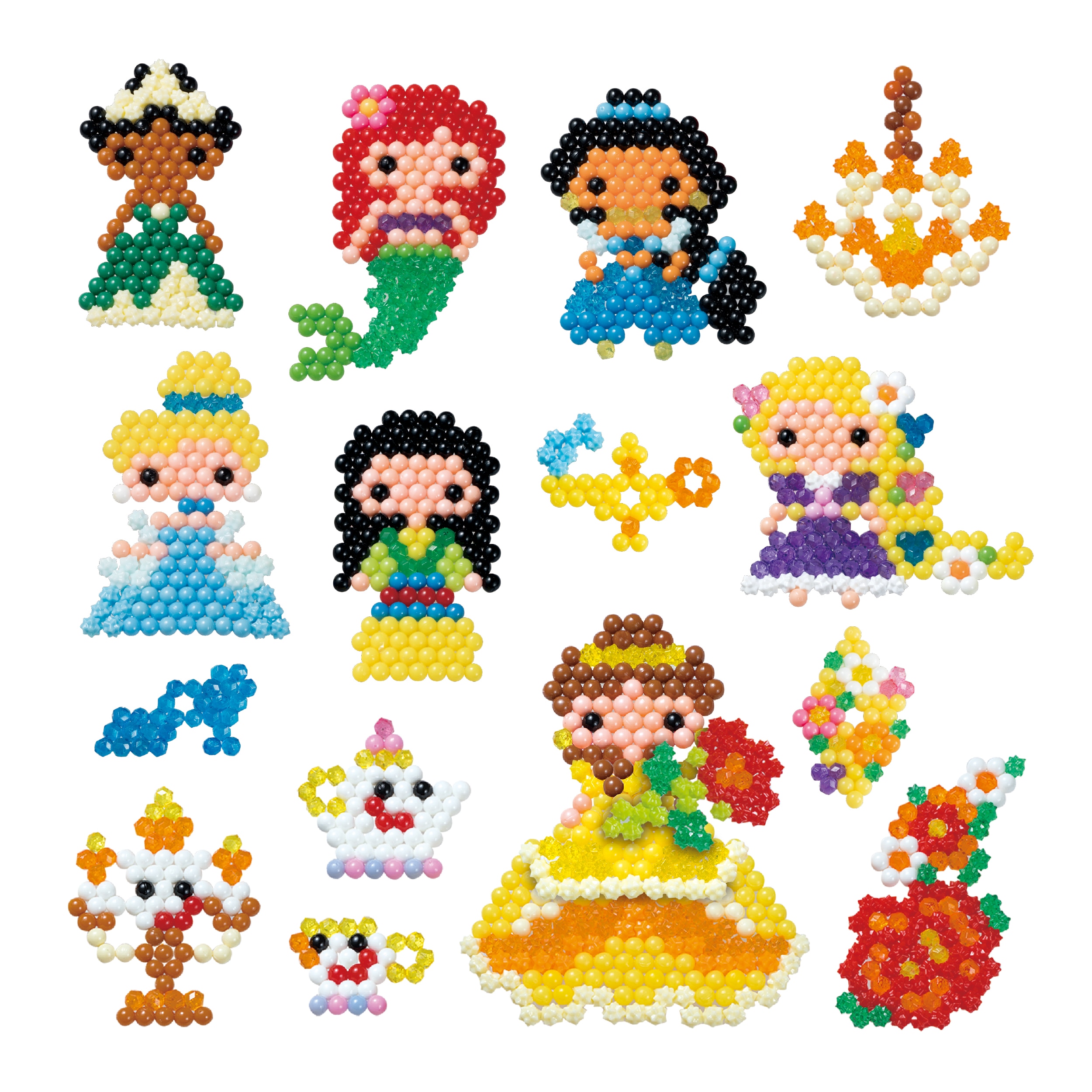 Cubo de Creatividad de Princesas Disney Aquabeads 8