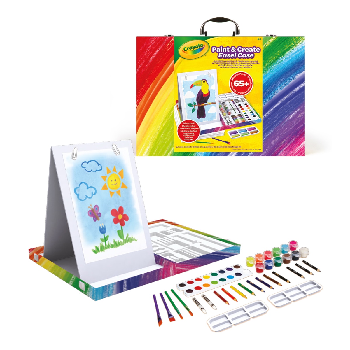 Imagen 0 de Maletín del Pintor Arcoiris con Caballete