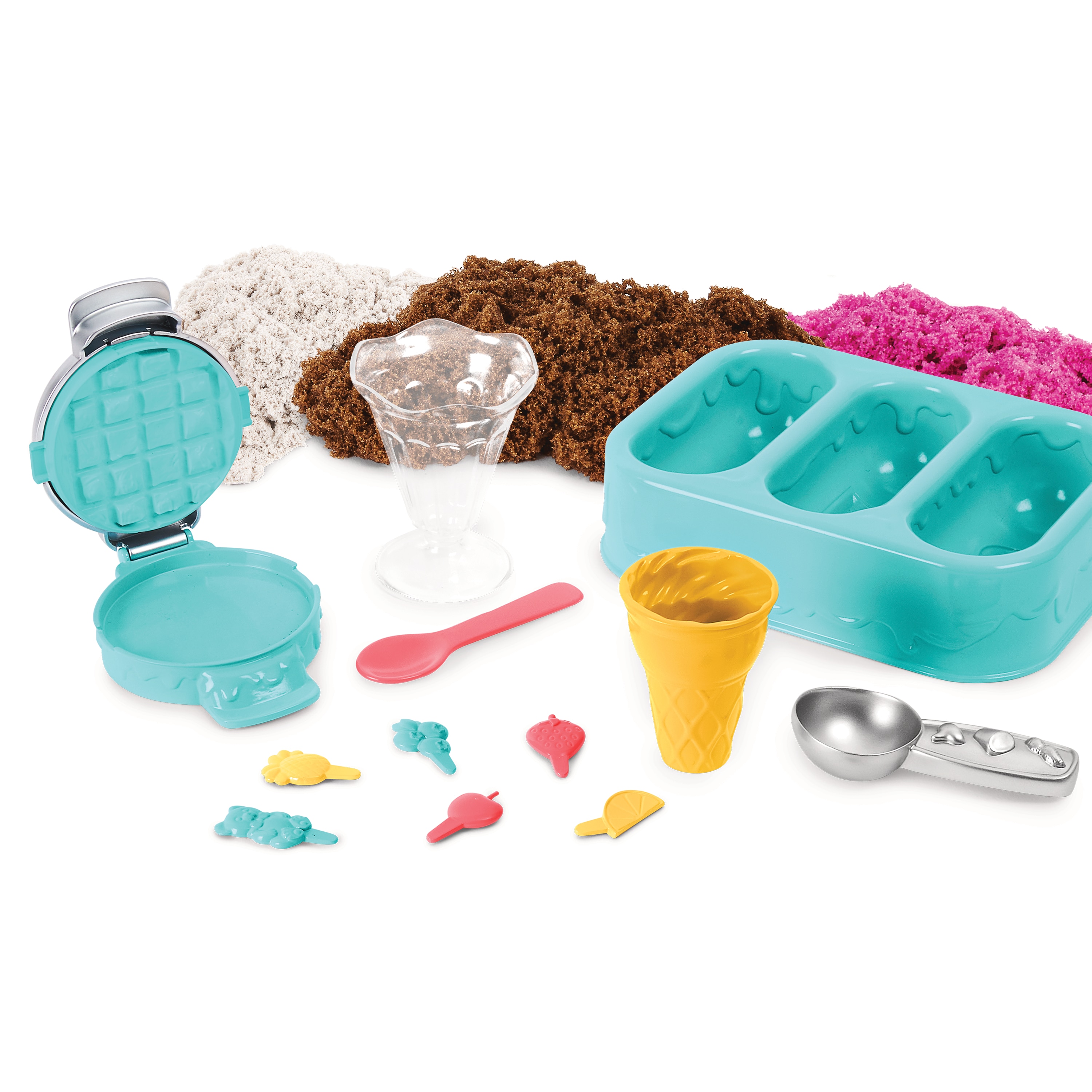 Set Delicias Geladas 454 g Areia Mágica com 6 Ferramentas 5