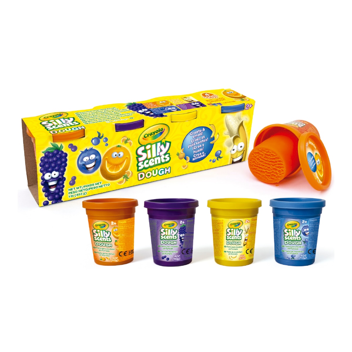 Imagen 0 de 4 Botes de Pasta para Modelar Perfumada 113gr  Crayola
