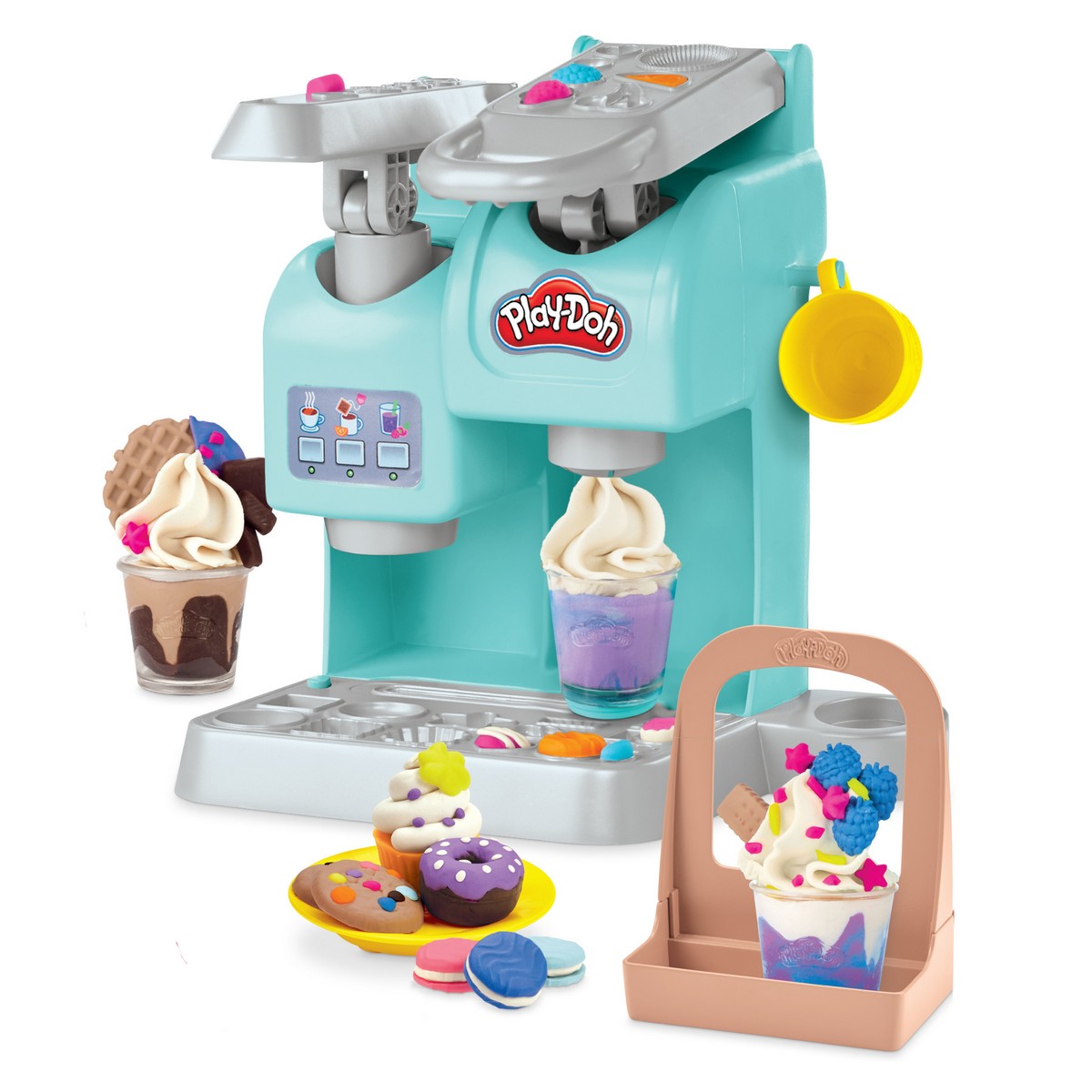 Play-Doh – Súper Cafetería con dulces y cafetera Play-Doh.