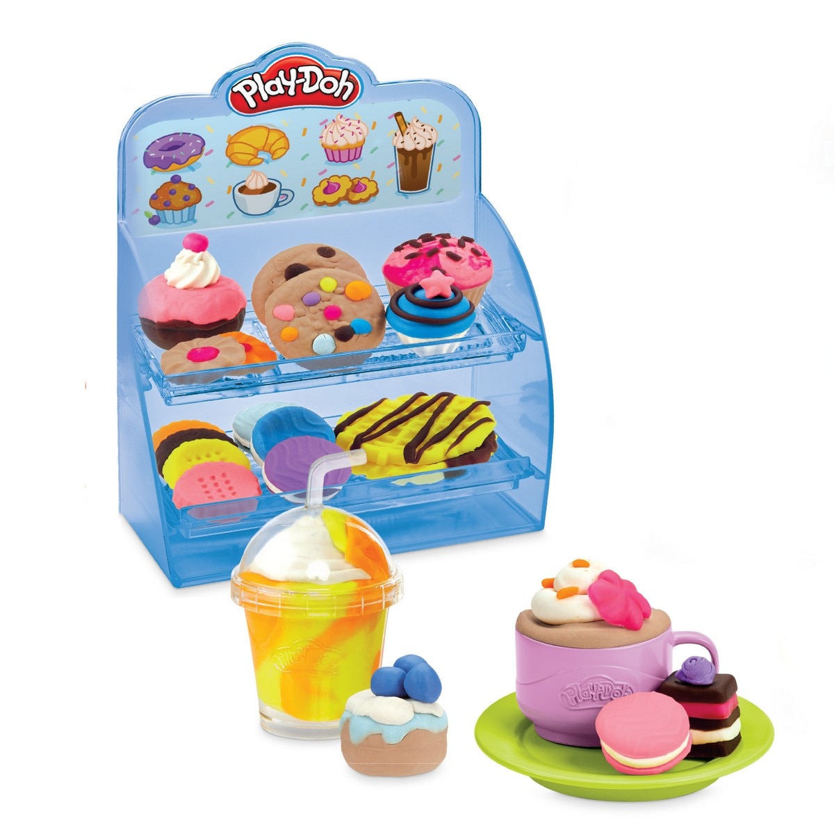 Súper Cafetería con dulces y cafetera Play-Doh 2