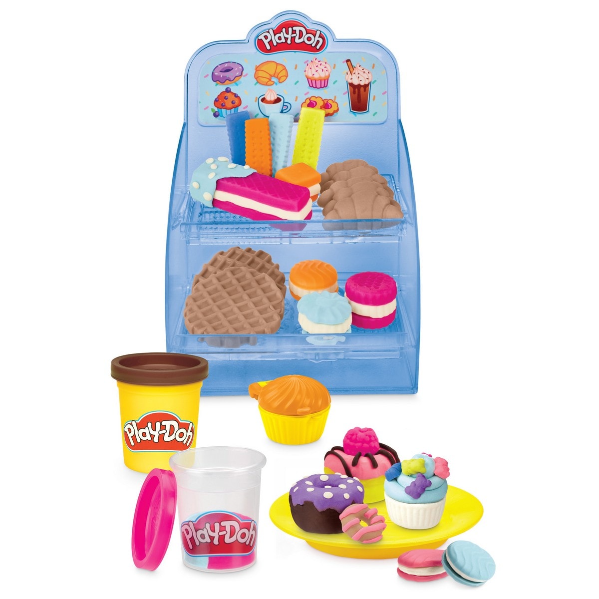 Súper Cafetería con dulces y cafetera Play-Doh 3