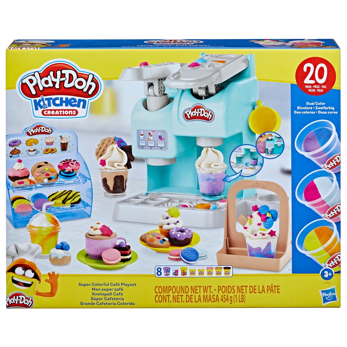 Súper Cafetería con dulces y cafetera Play-Doh 9