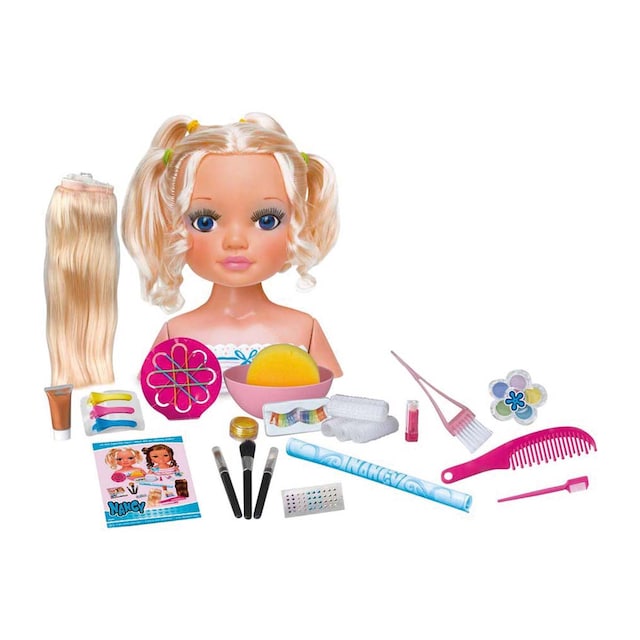 Busto de maquillaje y peluquería Muñeca Nancy Un Día Secretos Belleza Rubia Famosa