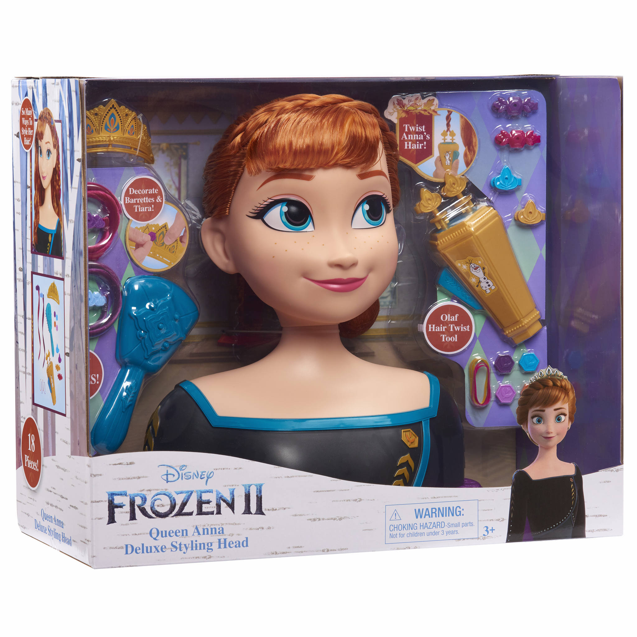 Busto para peinar Deluxe Anna Disney Frozen 2 5