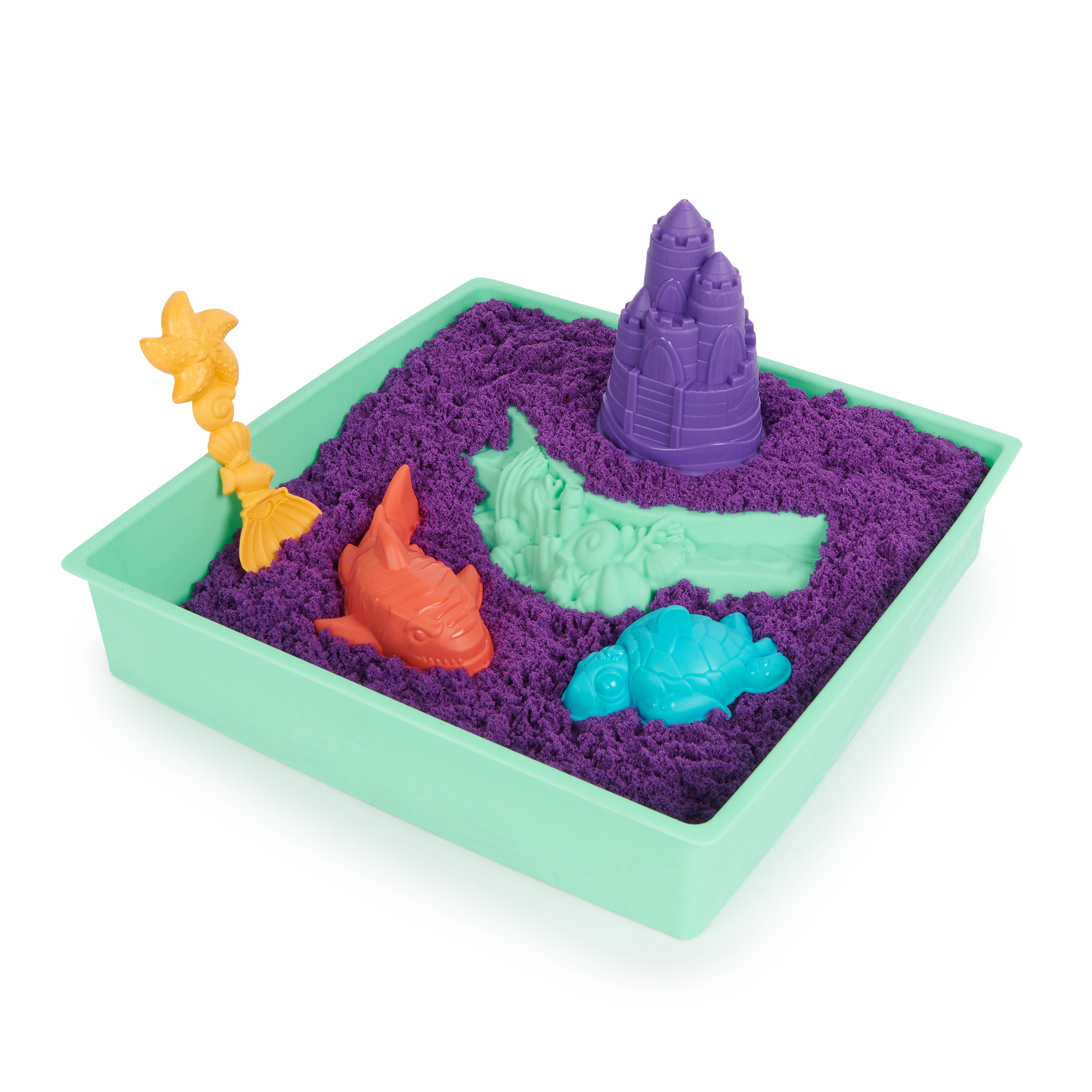 Set Sand Sandbox Morado Kinetic Sand 3