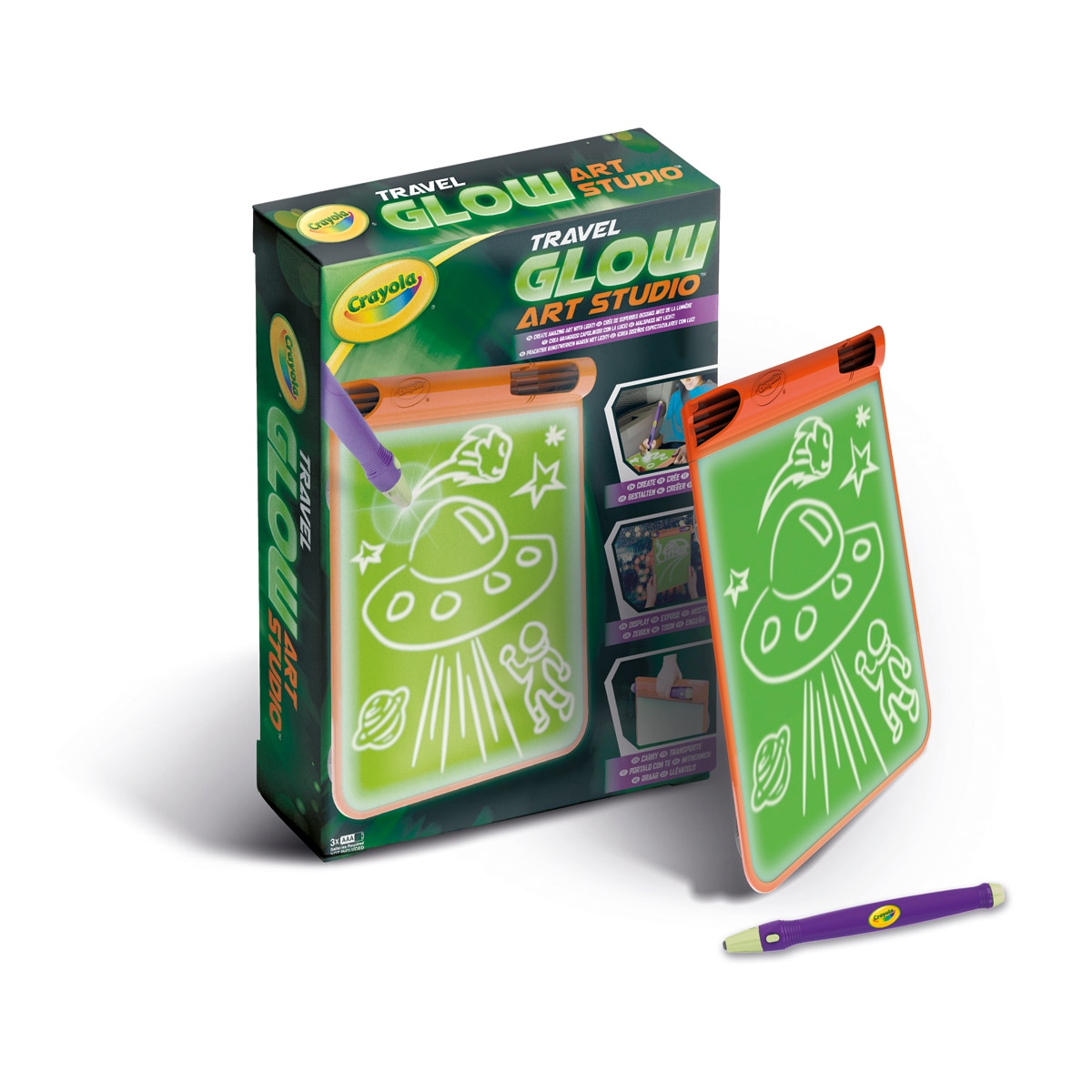 Imagem 0 de Ardósia de viagem que brilha no escuro