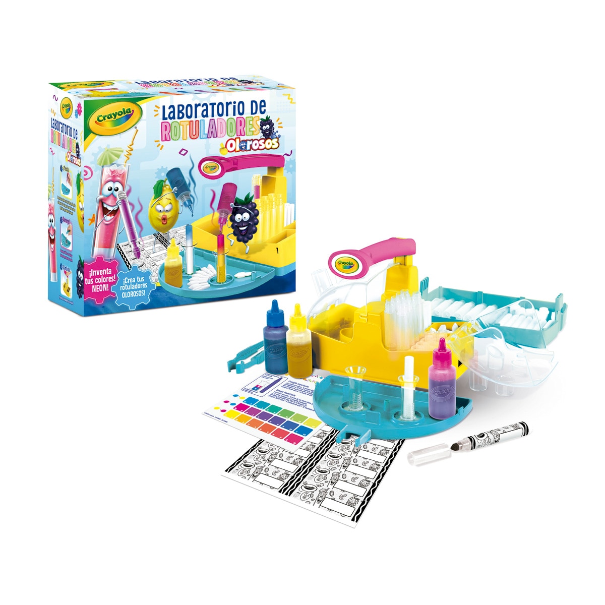 Imagen 0 de Laboratorio Rotuladores Olorosos Neón Crayola