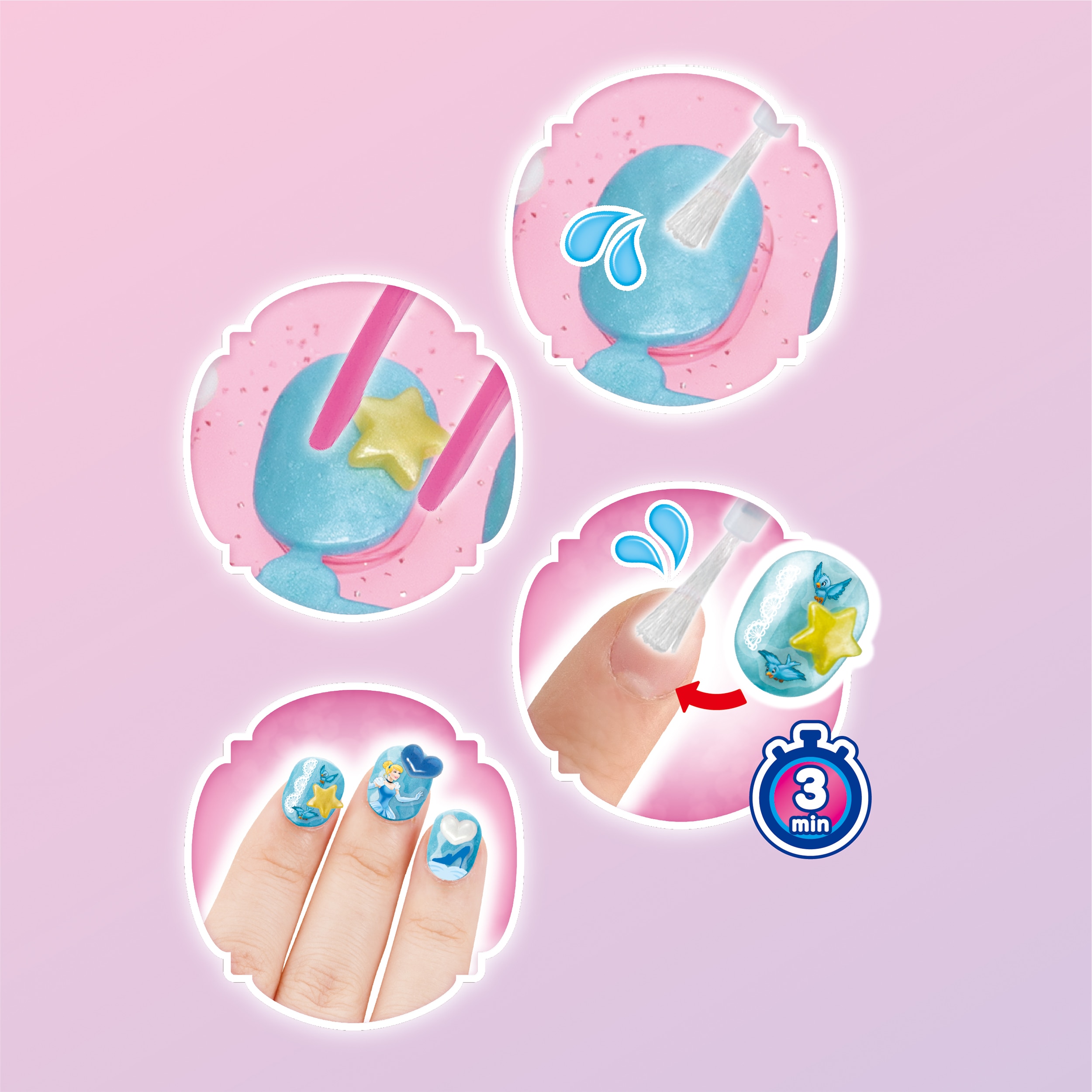 Aquabeads Estudio de Uñas Princesas Disney 4