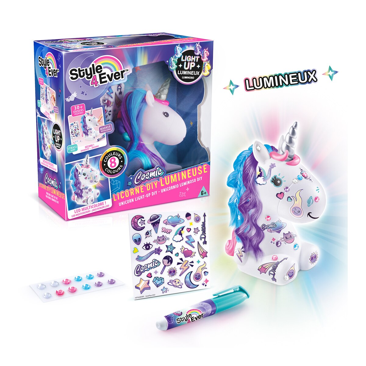 Unicornio Diy Luz Cósmica 1