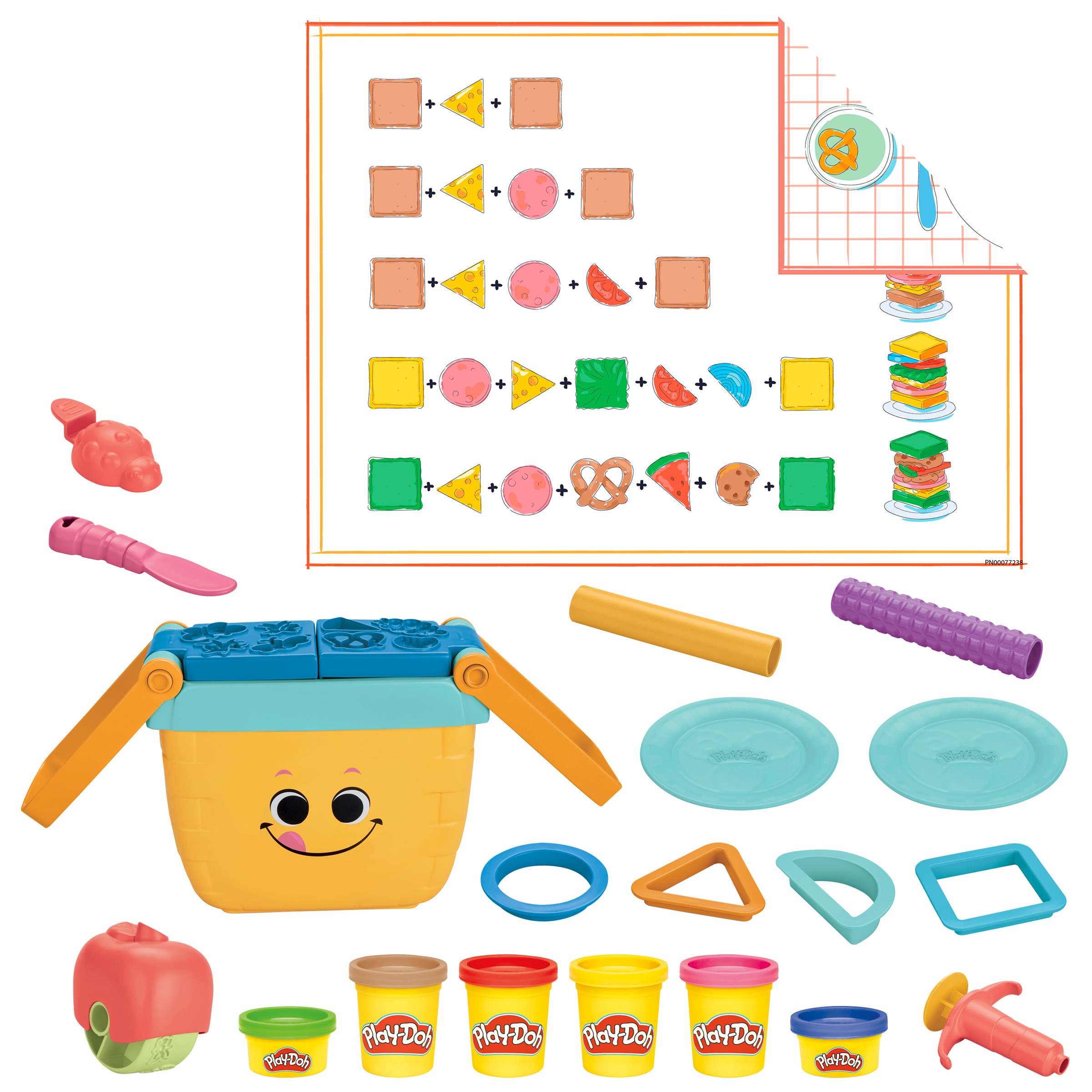 Primeras creaciones para el pícnic Play-Doh 3