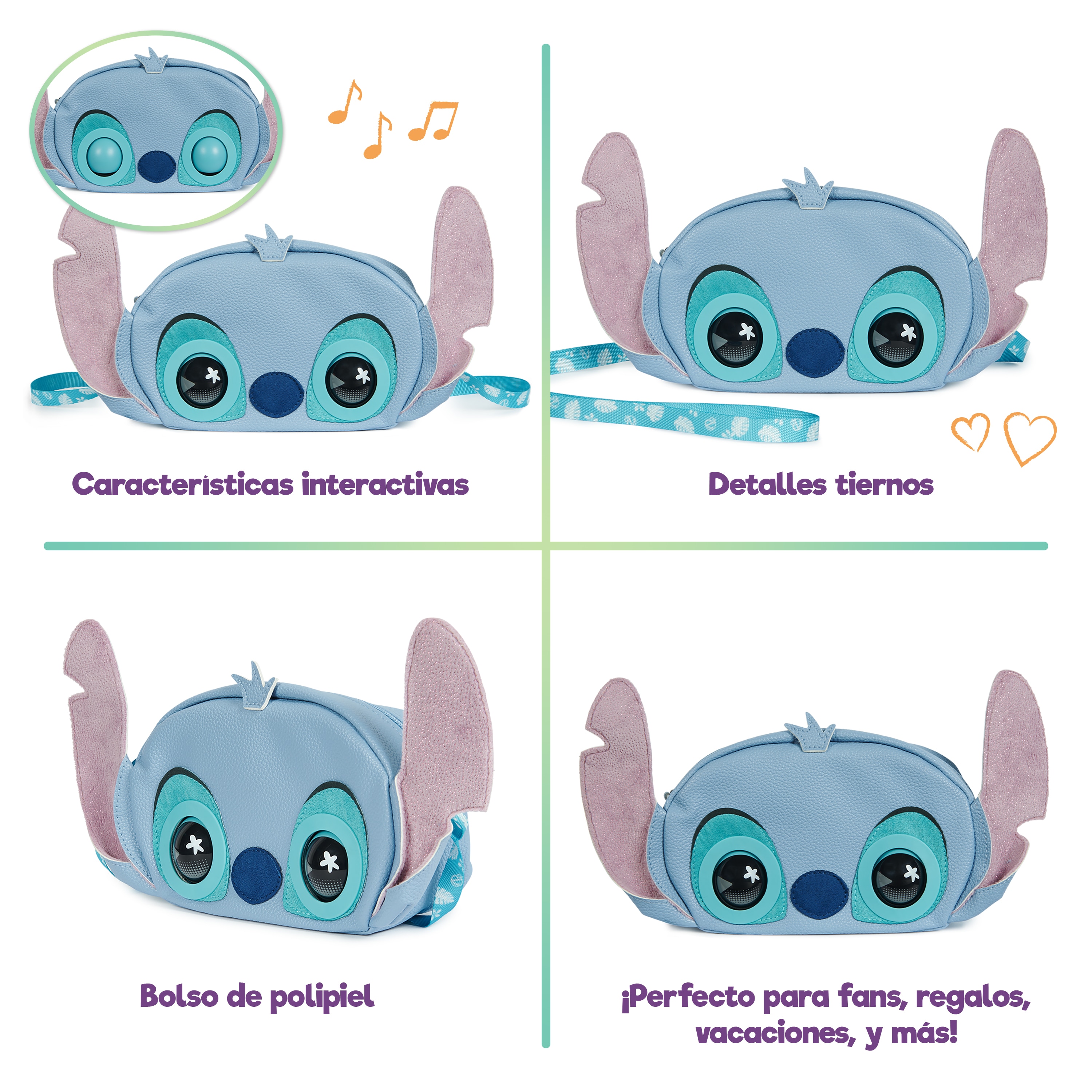 Bolso interactivo Stitch, Purse Pets, Spin Master 7