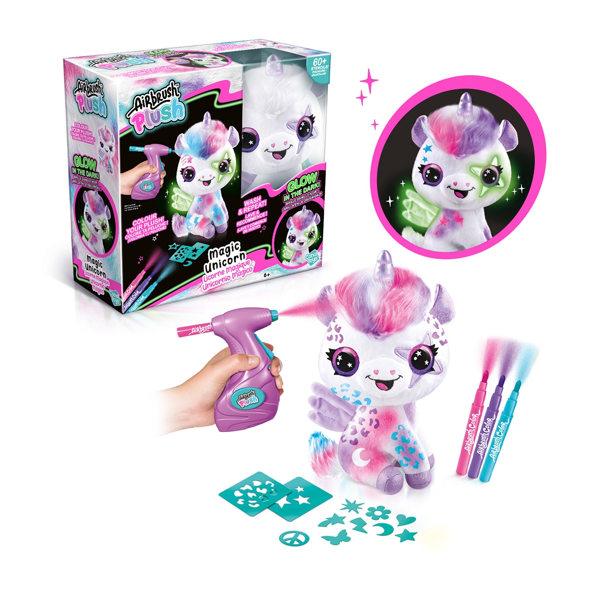 Style 4 Ever – Colorea tu unicornio brillo en la oscuridad.