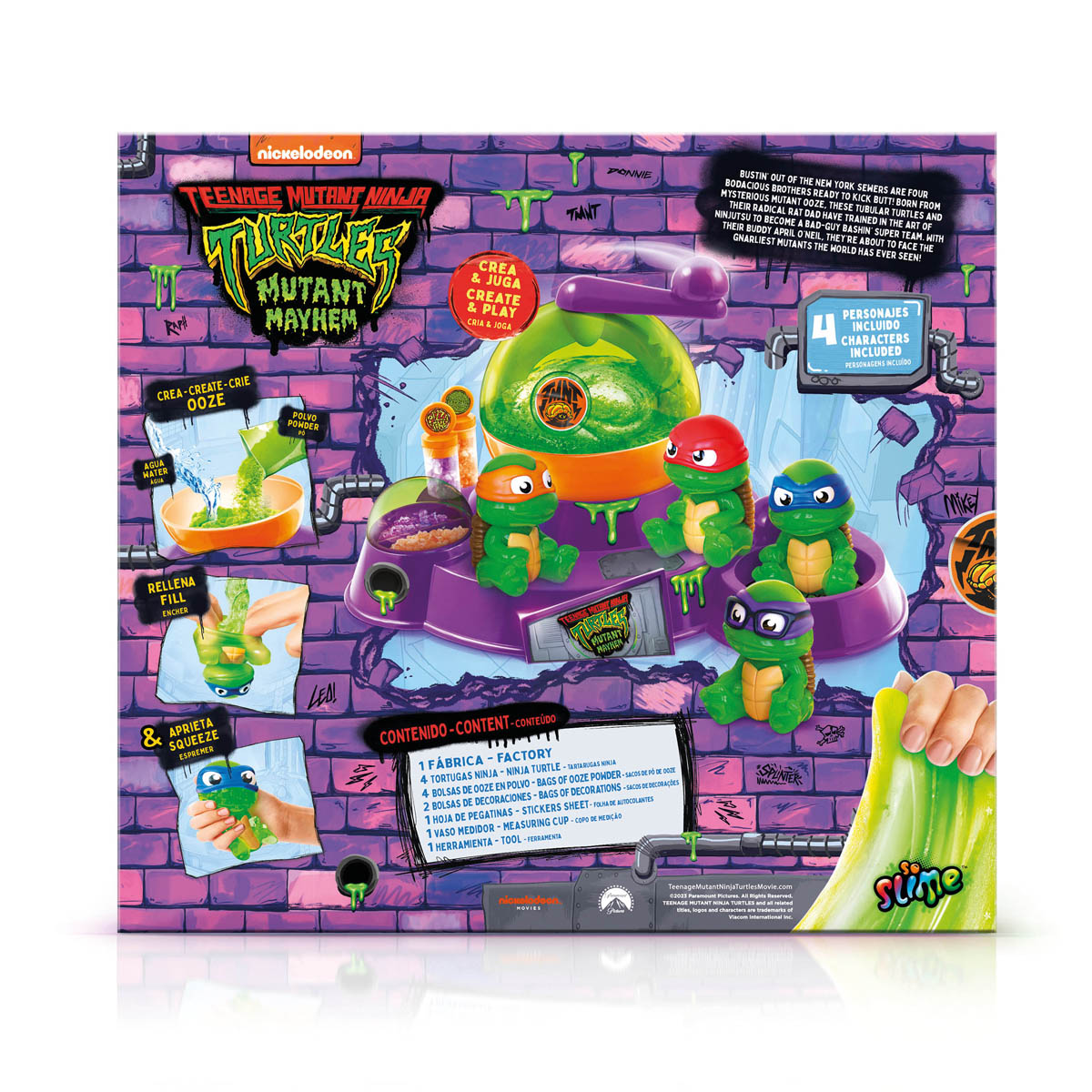 Fidget slime factory Tortugas Ninja 6
