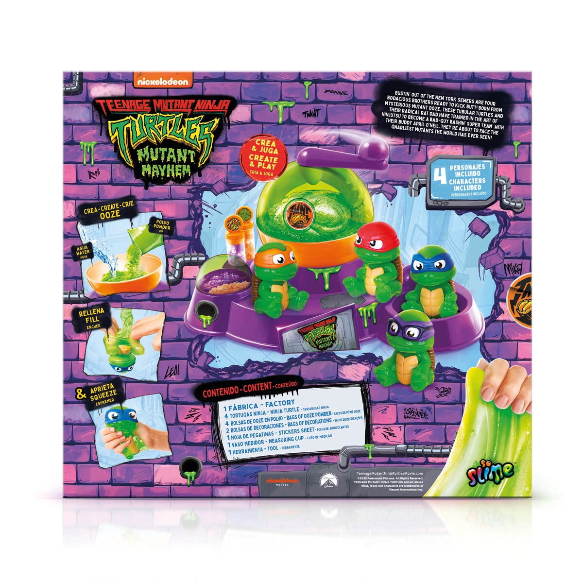 Toys R Fabrica De Slime Juguete Fidget Slime Factory Tortugas