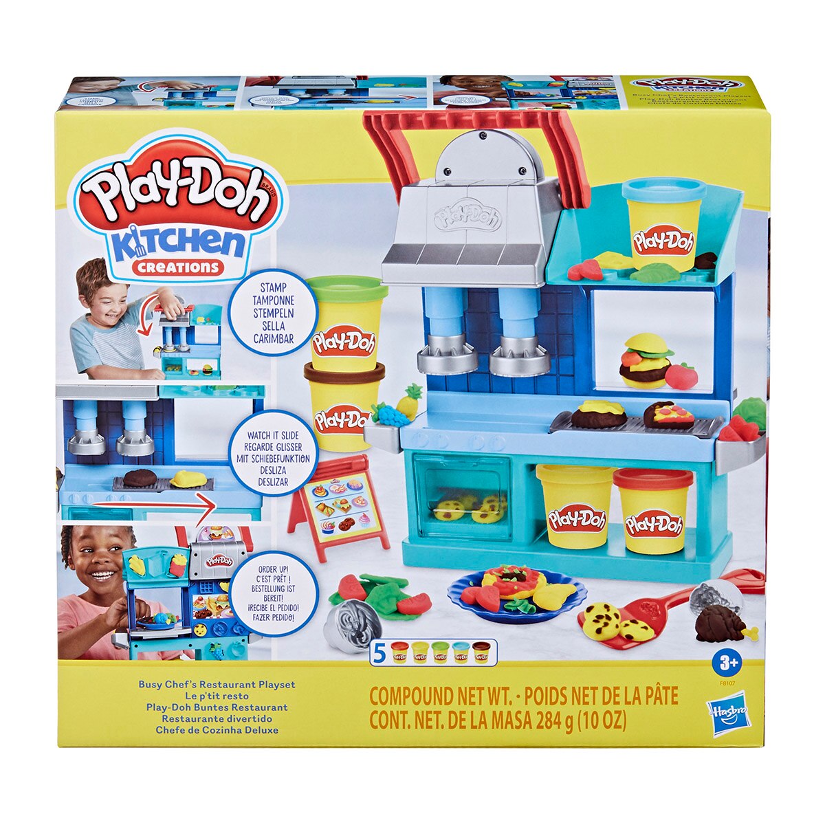 Play-Doh Kitchen Creations Restaurante Divertido Hasbro 1