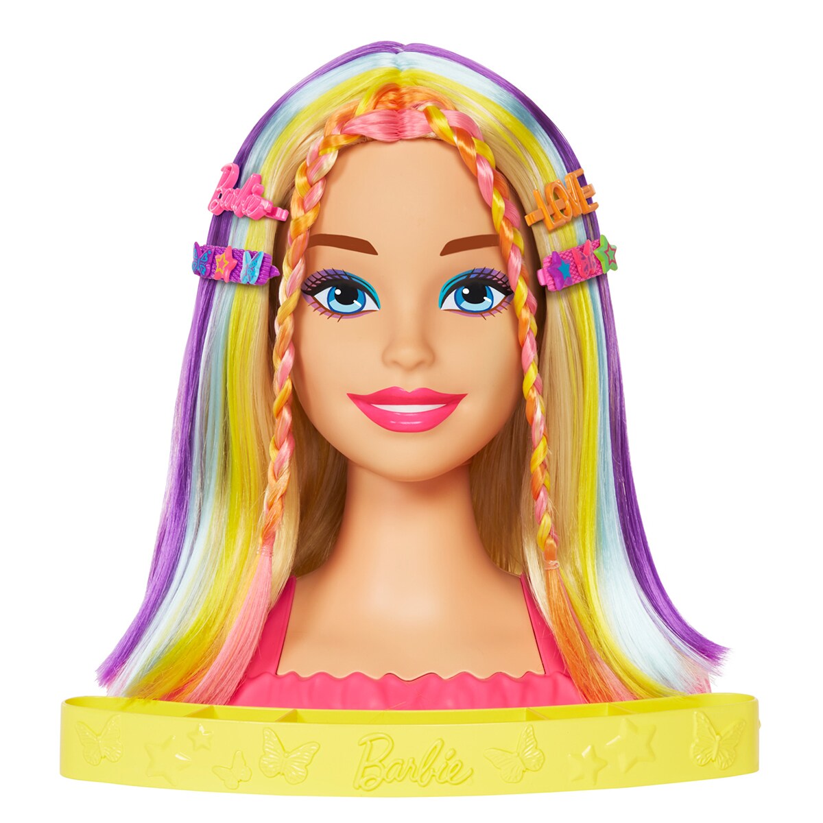 Barbie Totally Hair Cabeza para peinar rubia Color Reveal 1