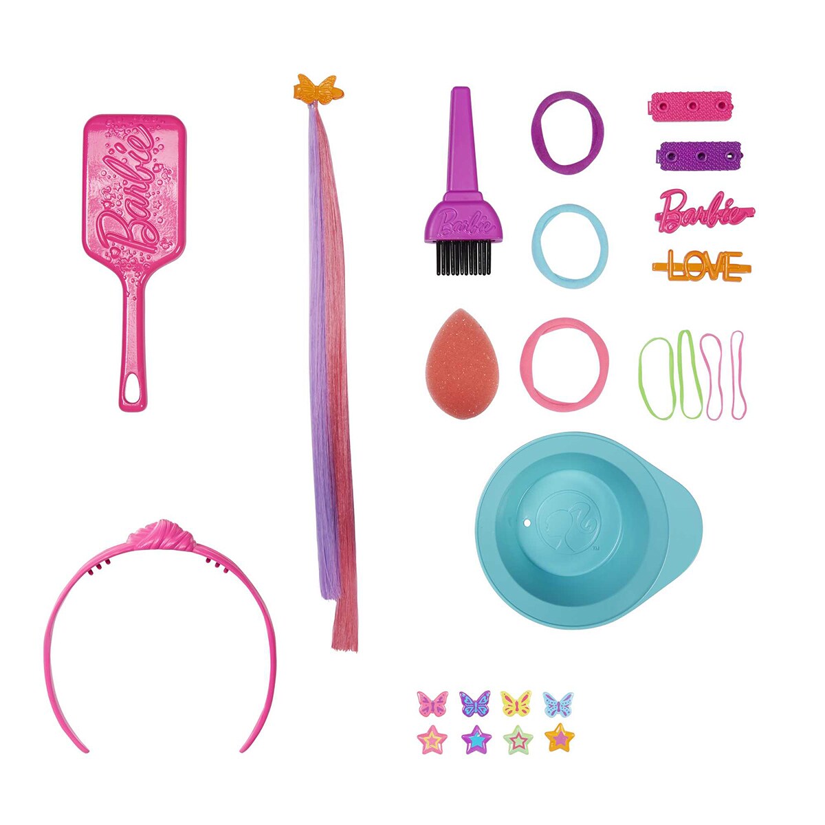 Barbie Totally Hair Cabeza para peinar rubia Color Reveal 4