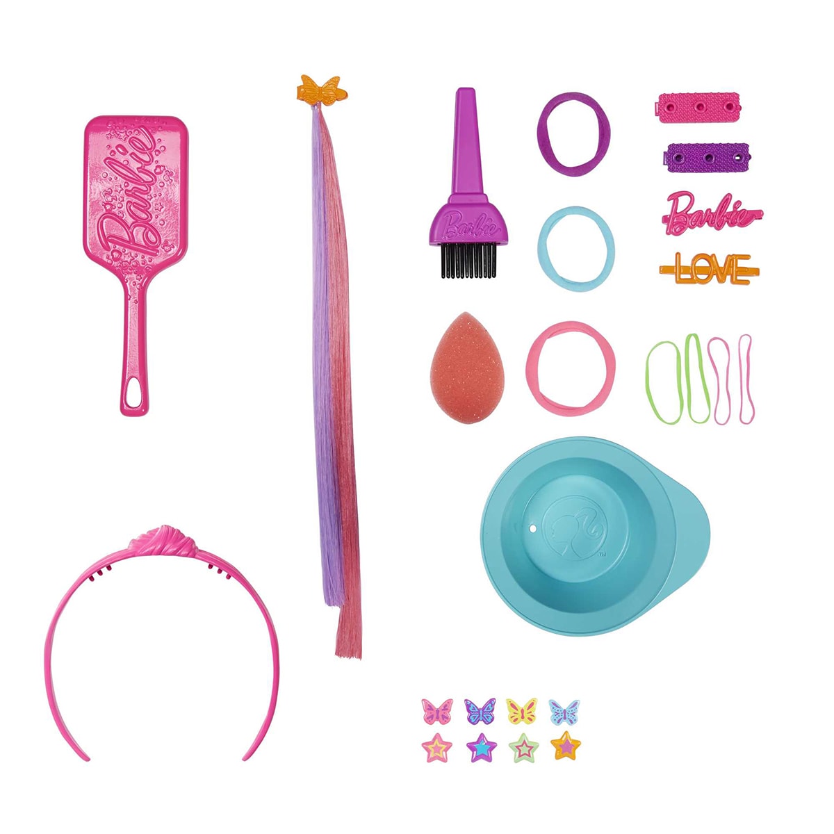 Barbie Totally Hair Cabeza para peinar rubia Color Reveal 4