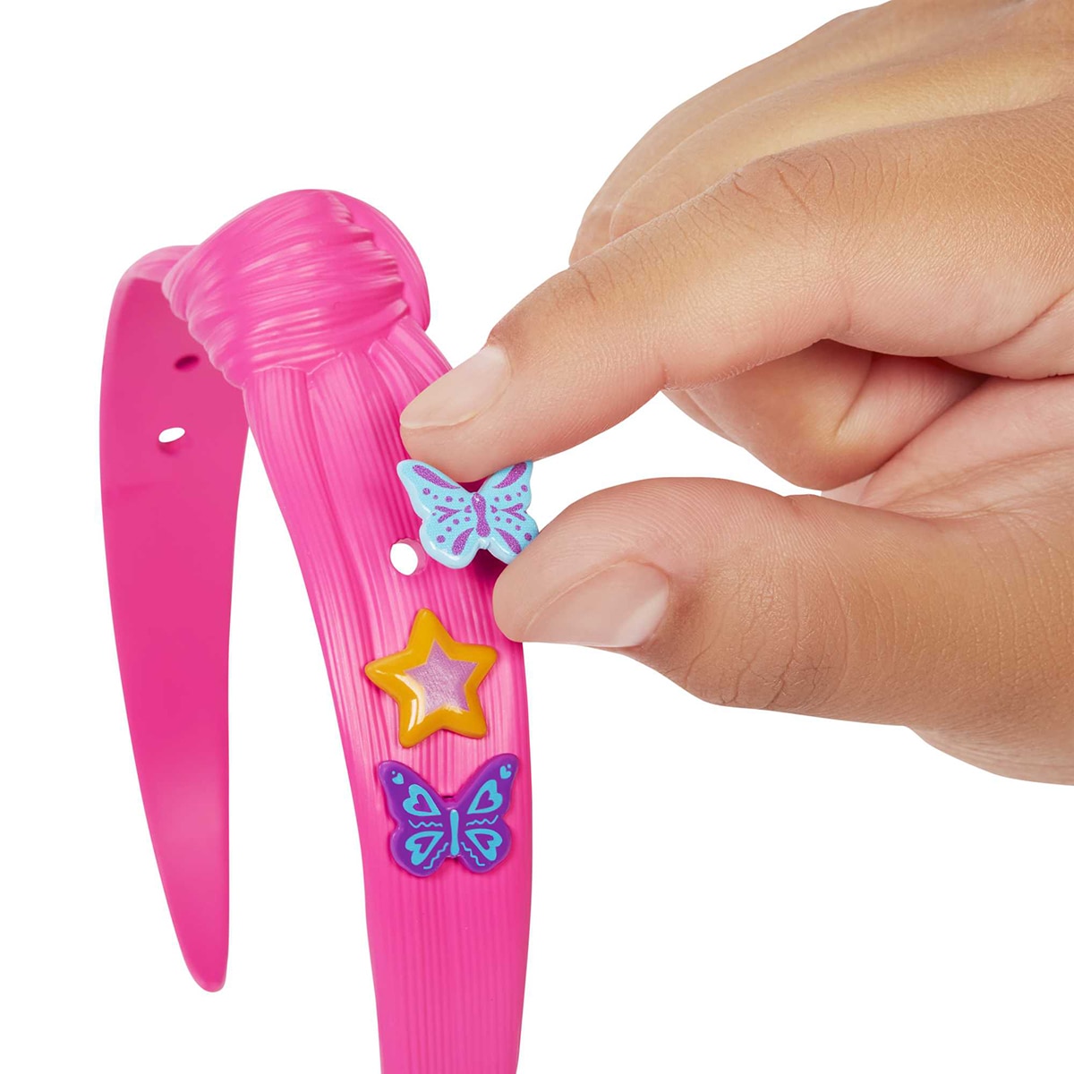 Barbie Totally Hair Cabeza para peinar morena Color Reveal 5