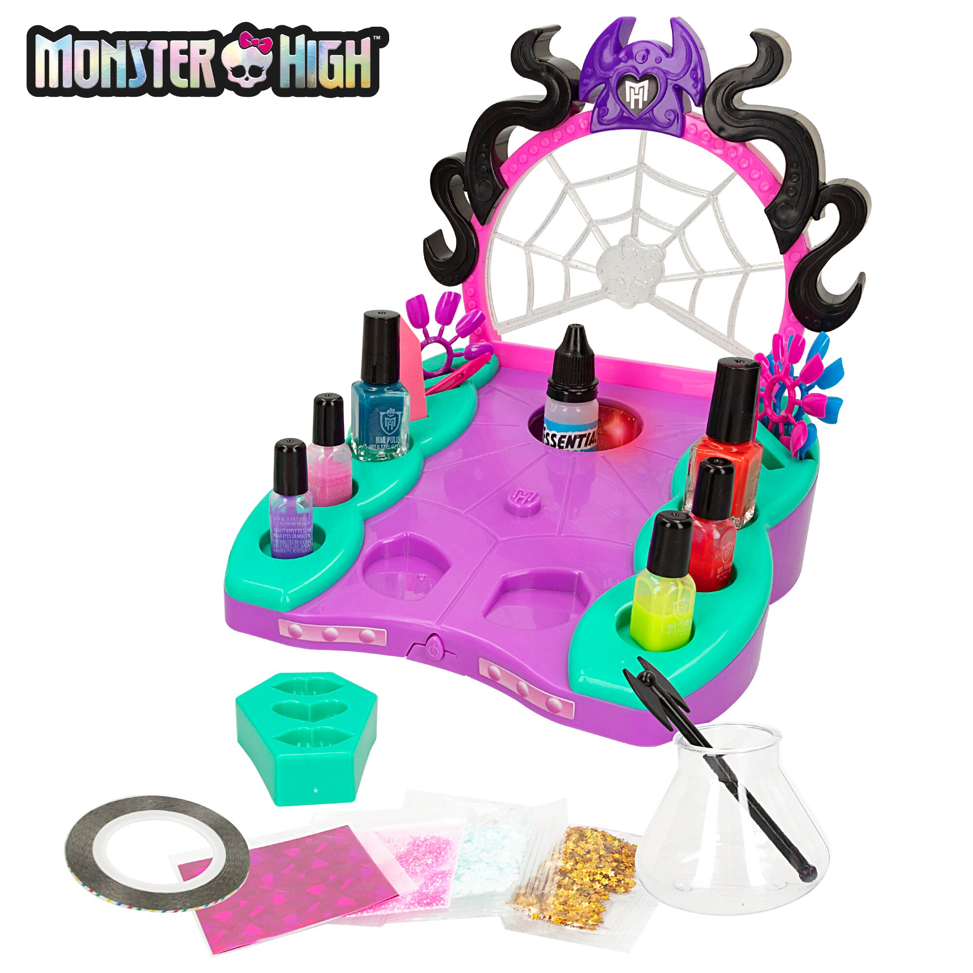 Set Uñas Ghoulish Monster High 2