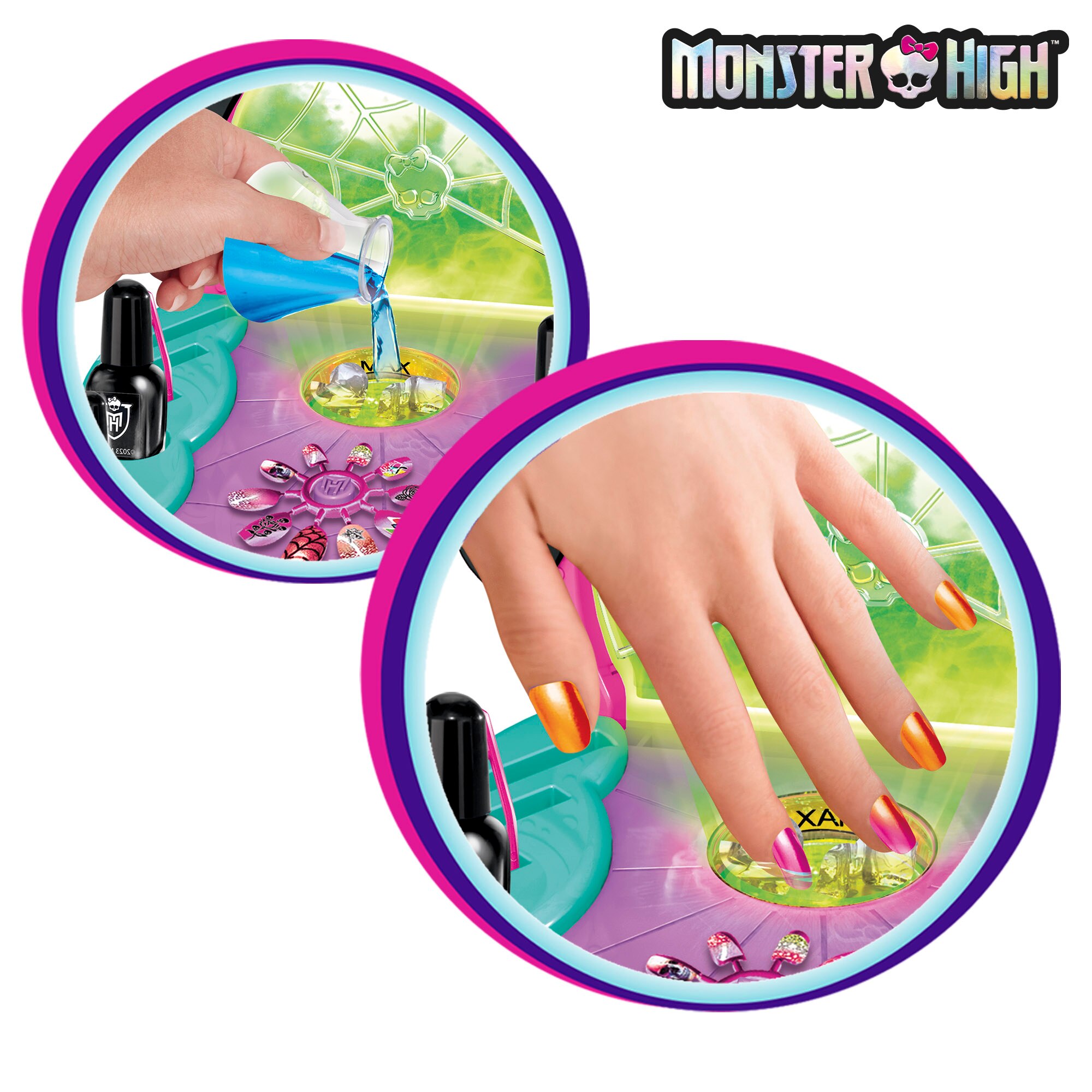 Set Uñas Ghoulish Monster High 3