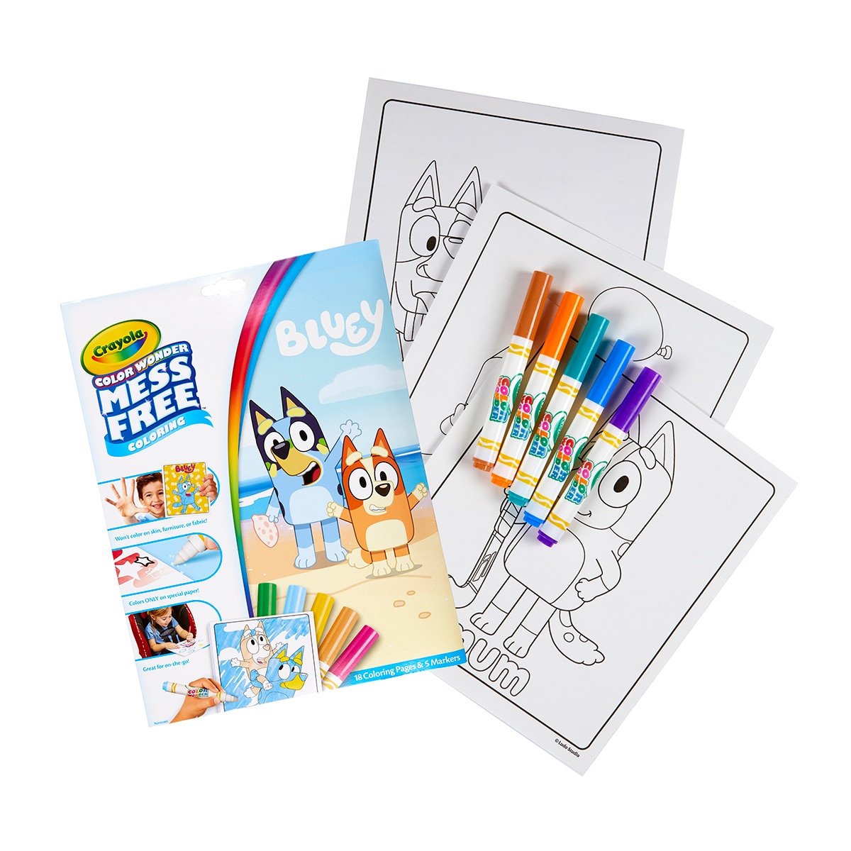 Imagem 0 de Colorir sem esborratar - Crayola Wonder Bluey Colour