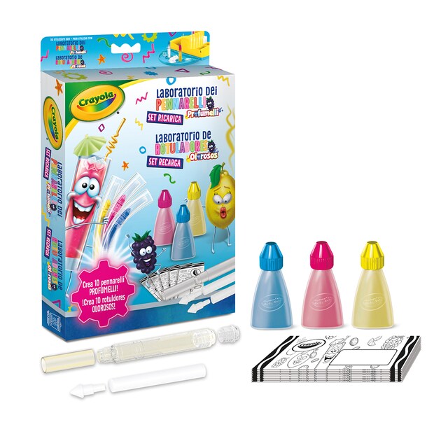 Set Recarga Laboratorio de Rotuladores Olorosos Neón Crayola