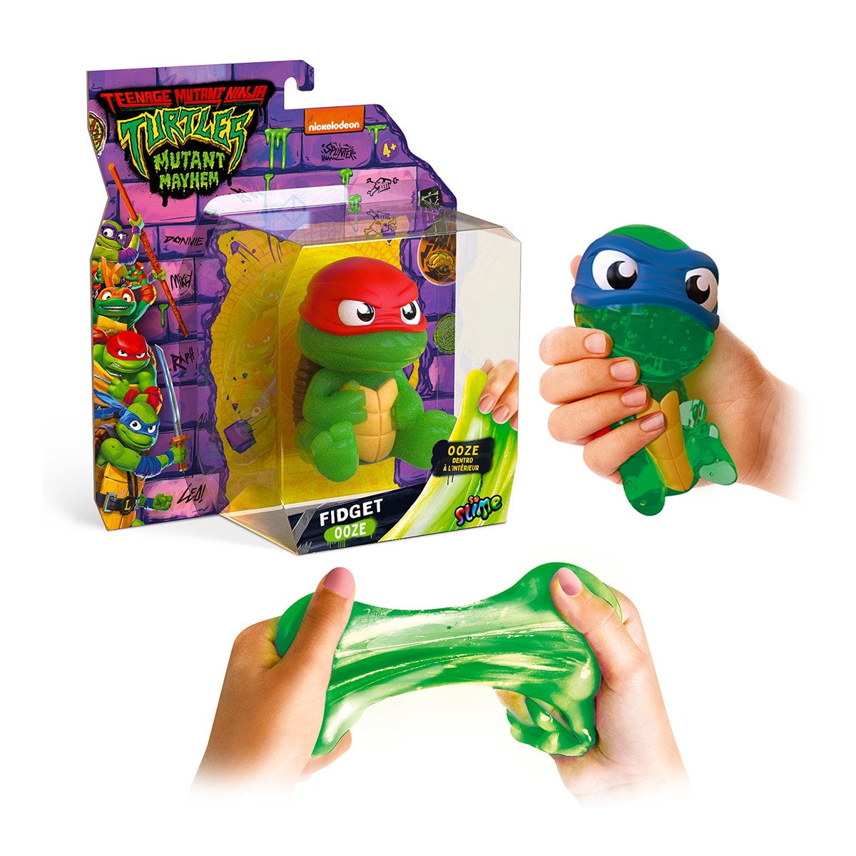 Imagen 0 de Fidget Slime surtidas Tortugas Ninja Canal Toys
