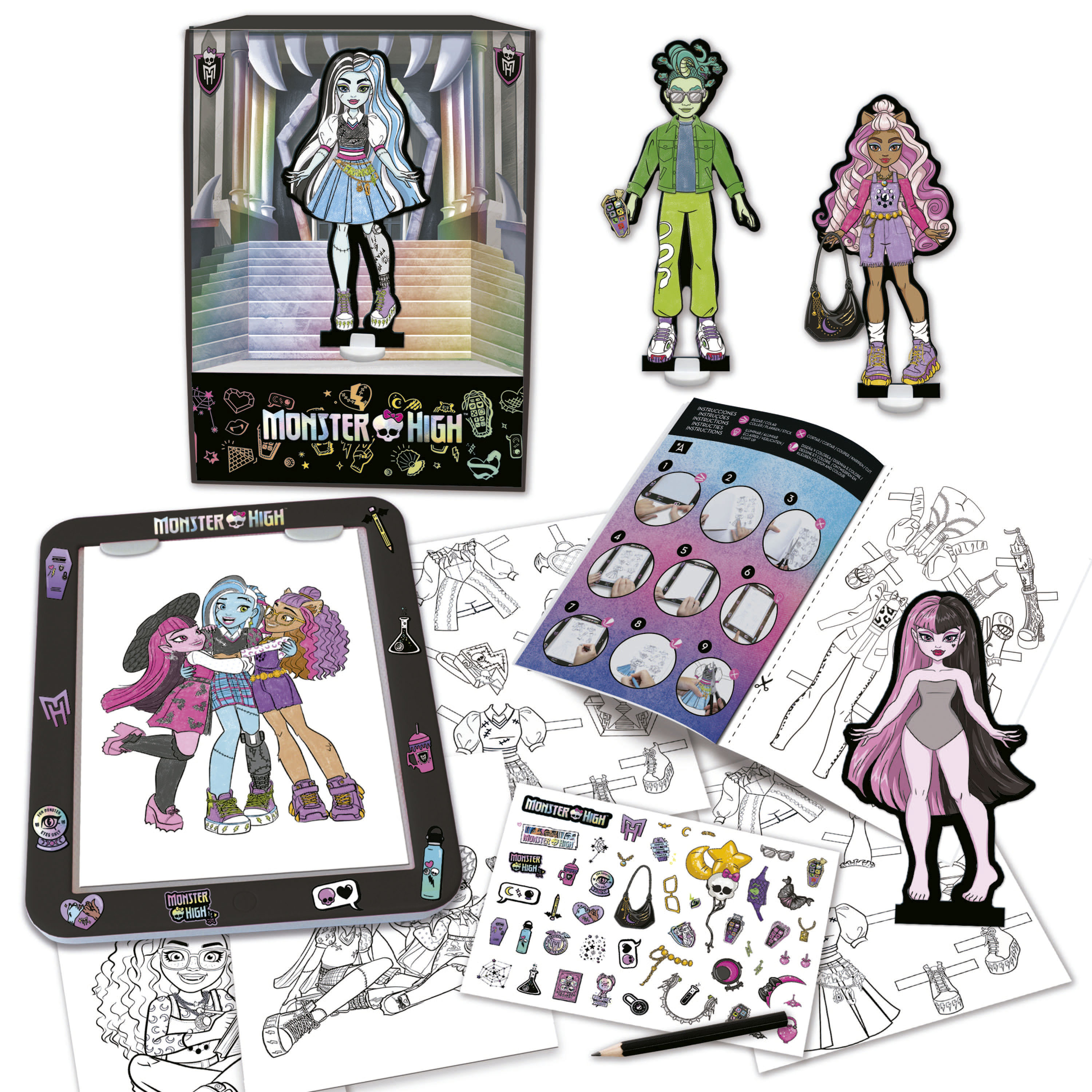Mesa Diseño Monster High  Educa Borrás 2