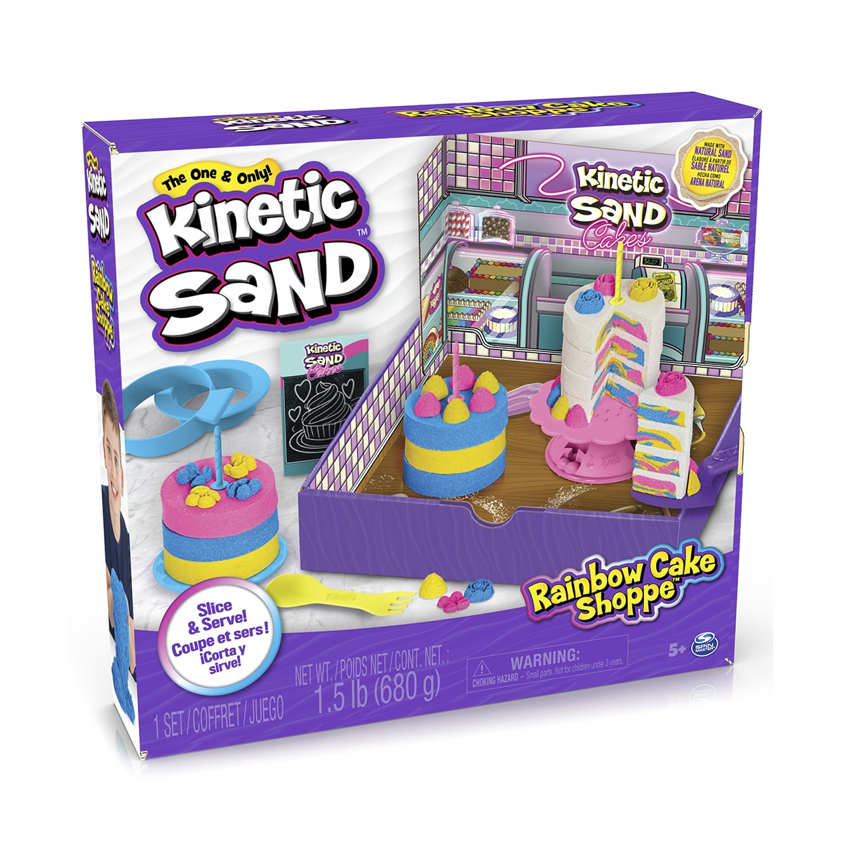Imagen 0 de Playset Rainbow Cake Kinetic Sand