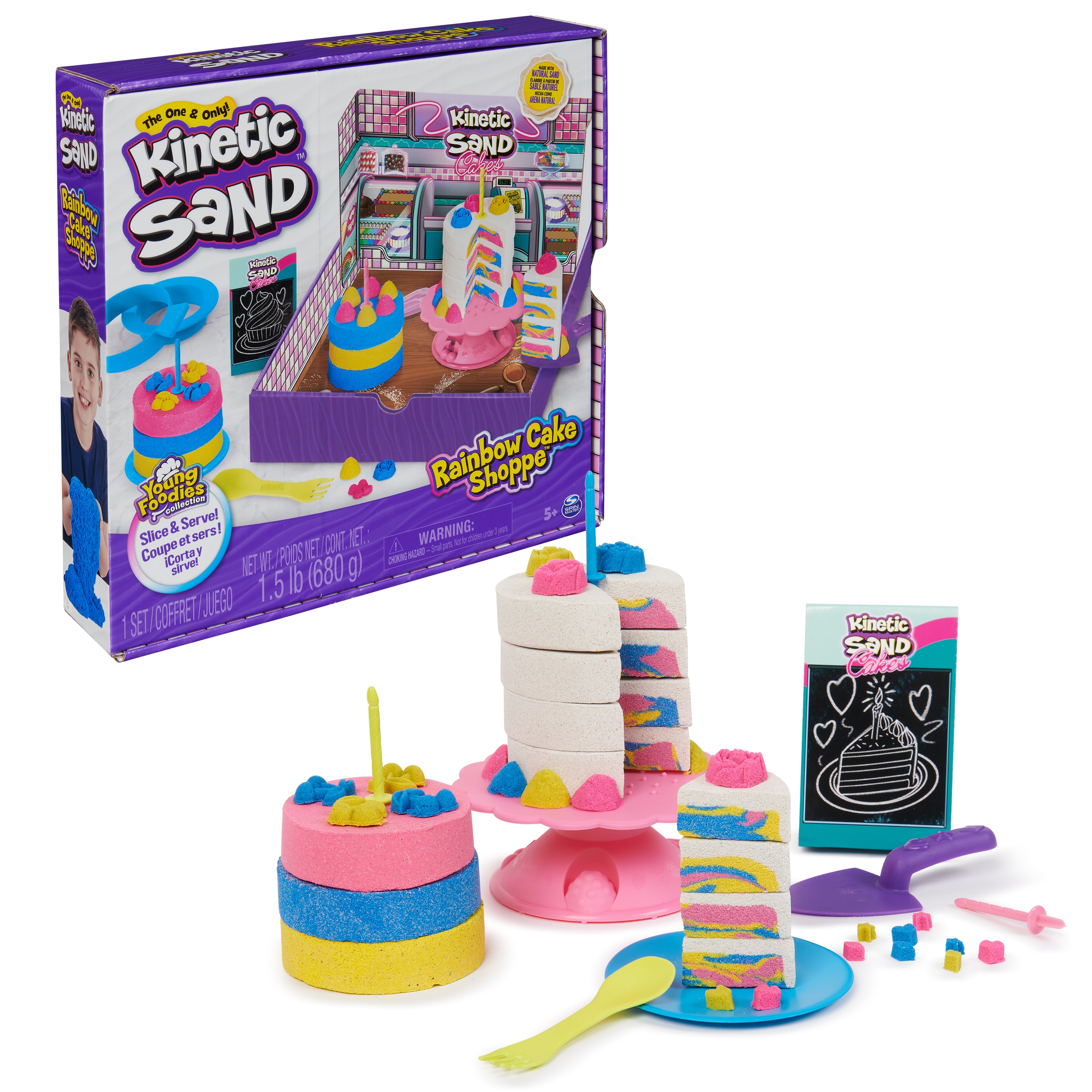 Playset Rainbow Cake Kinetic Sand 2