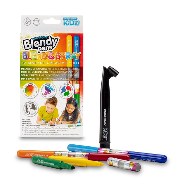 Kit Blend & Spray Blendy Pens Famosa