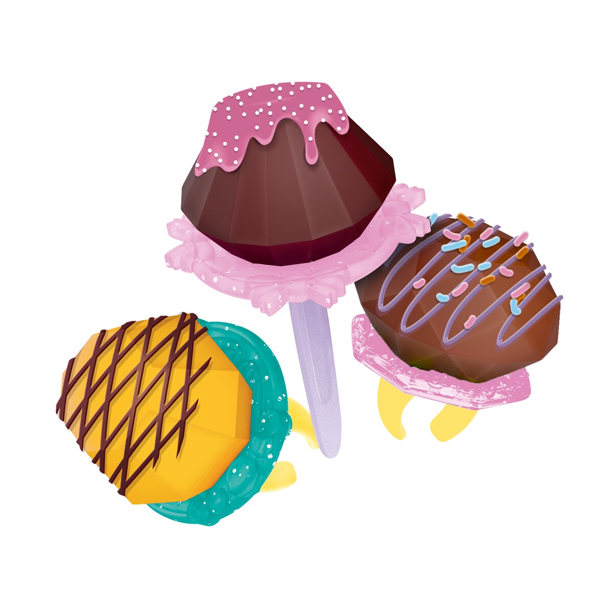 Anéis Zap Chef Choco Pop Bizak 10