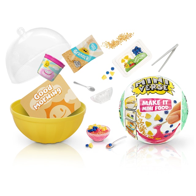 Juego de manualidades Bola Make It Mini Foods: Cafe Serie 3 Miniverse