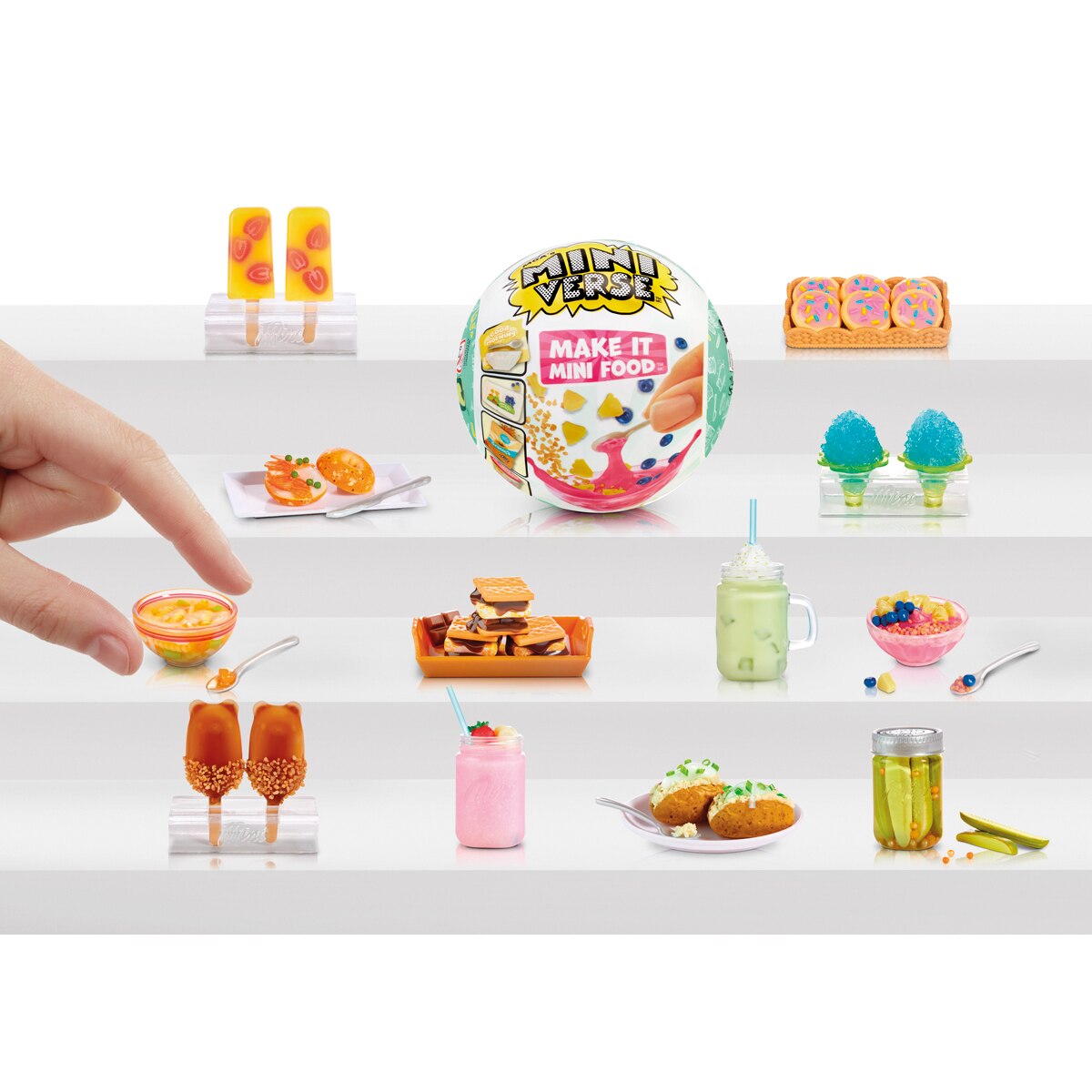 Juego de manualidades Bola Make It Mini Foods: Cafe Serie 3 Miniverse 3