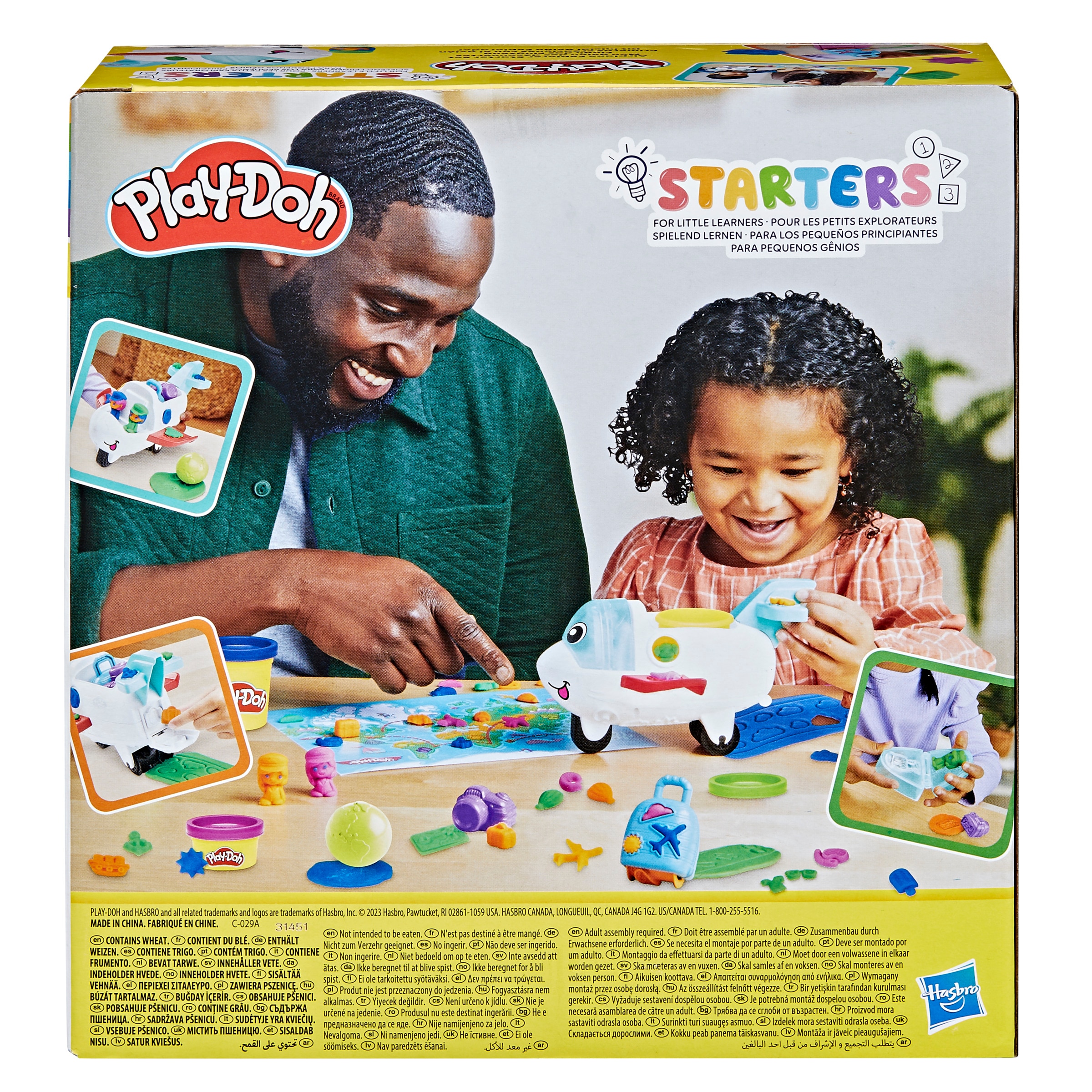 Primeras Creaciones con el Avión Play-Doh Hasbro 4