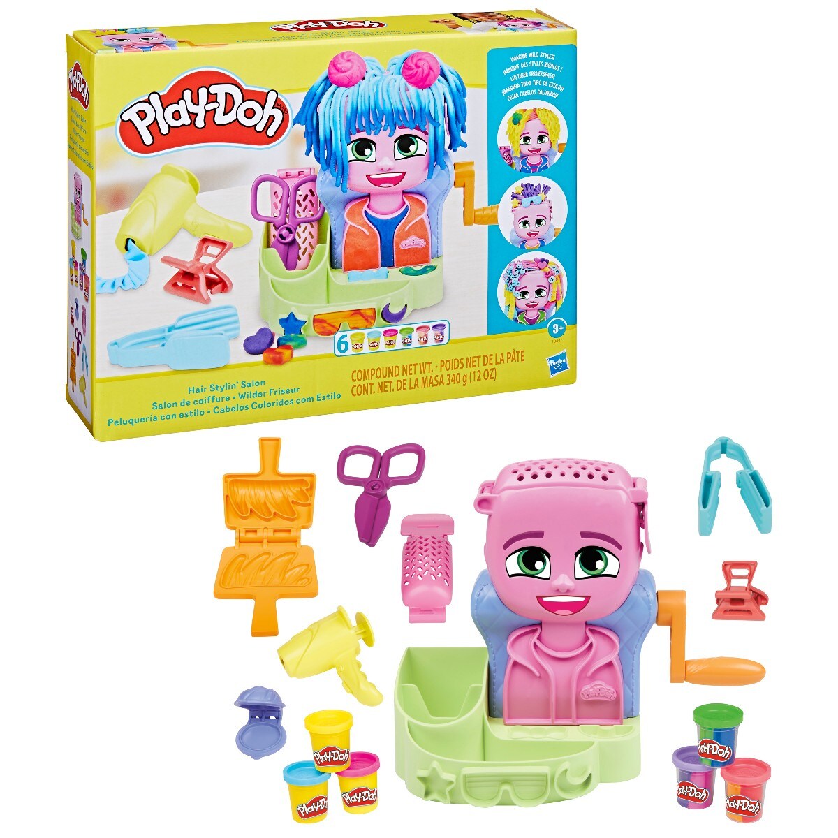 Pumper Barber Shop Play Doh Peluqueria Divertida Play-Doh Fuzzy