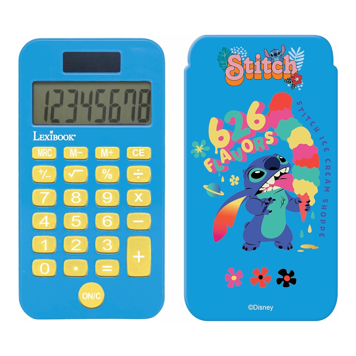 Lexibook - Calculadora de bolsillo Disney Stitch Lexibook