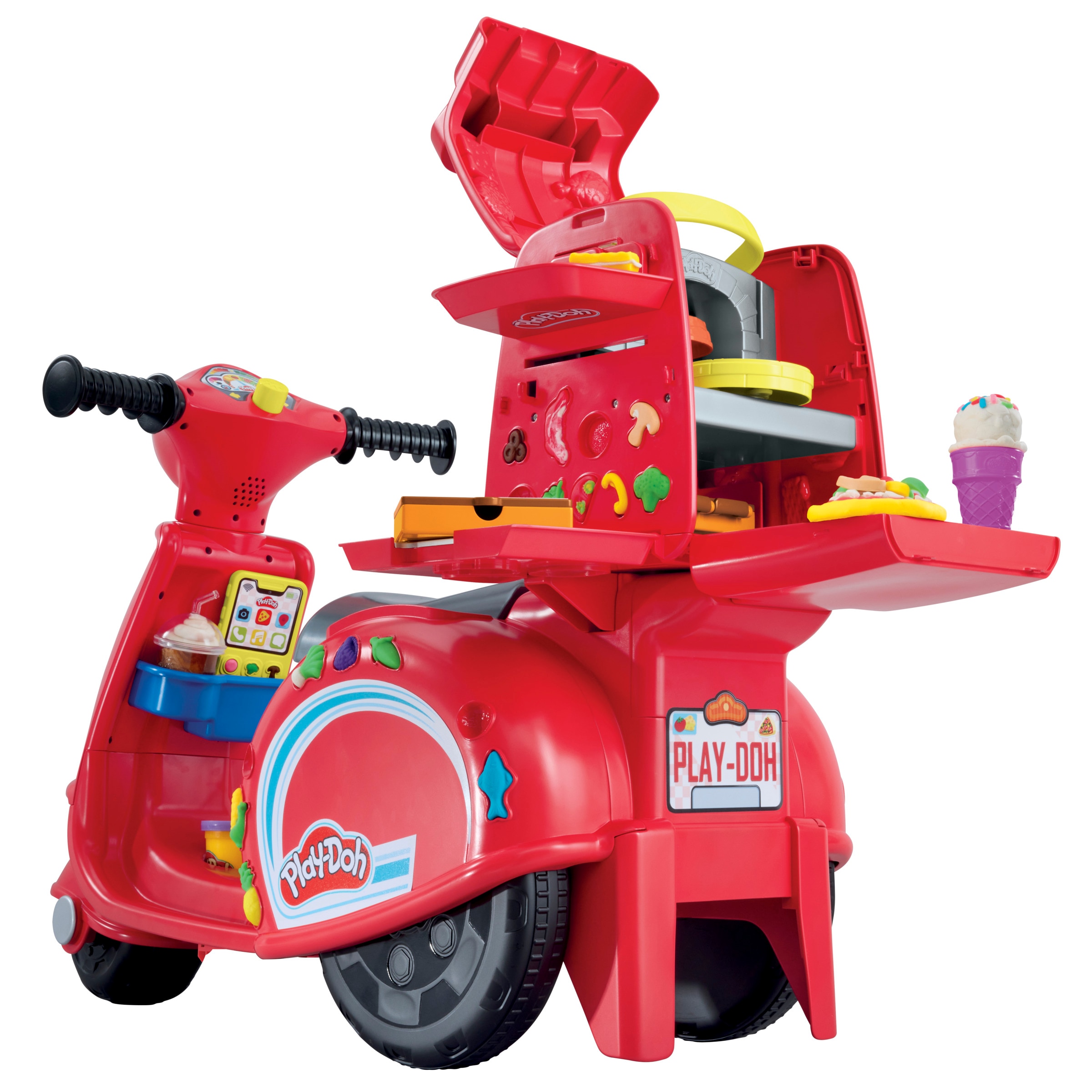 Moto repartidora de pizzas Play-Doh 3