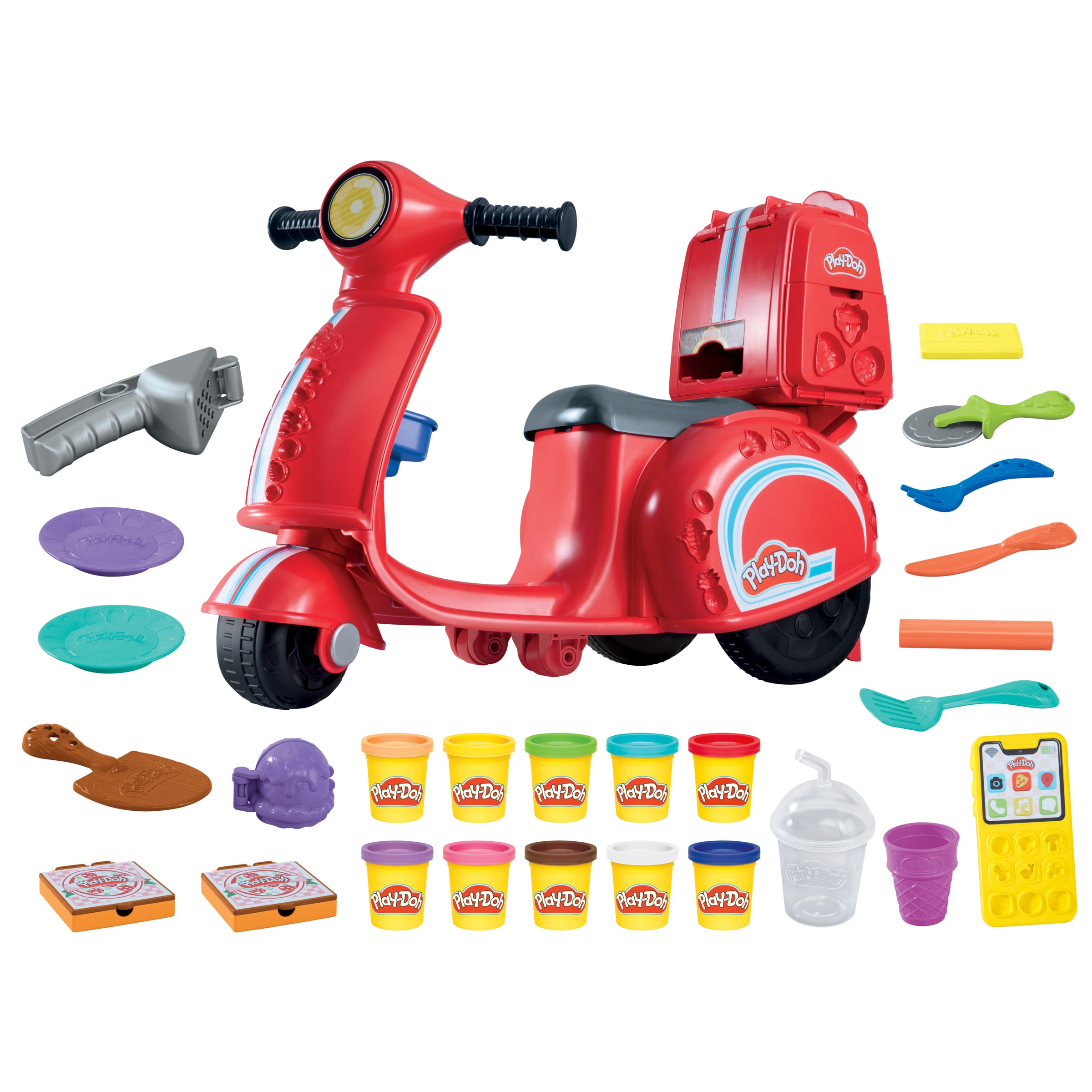 Moto repartidora de pizzas Play-Doh 4