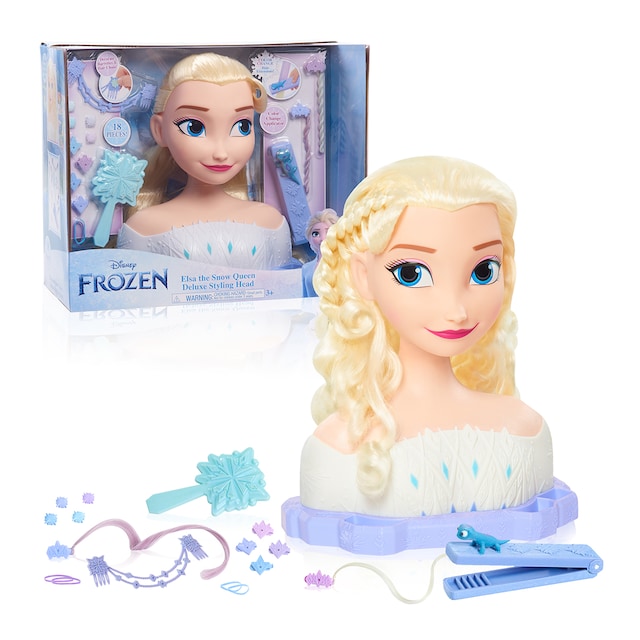 Imagen 0 de Styling Head Elsa the Snow Queen Disney Frozen 2 Just Play Products