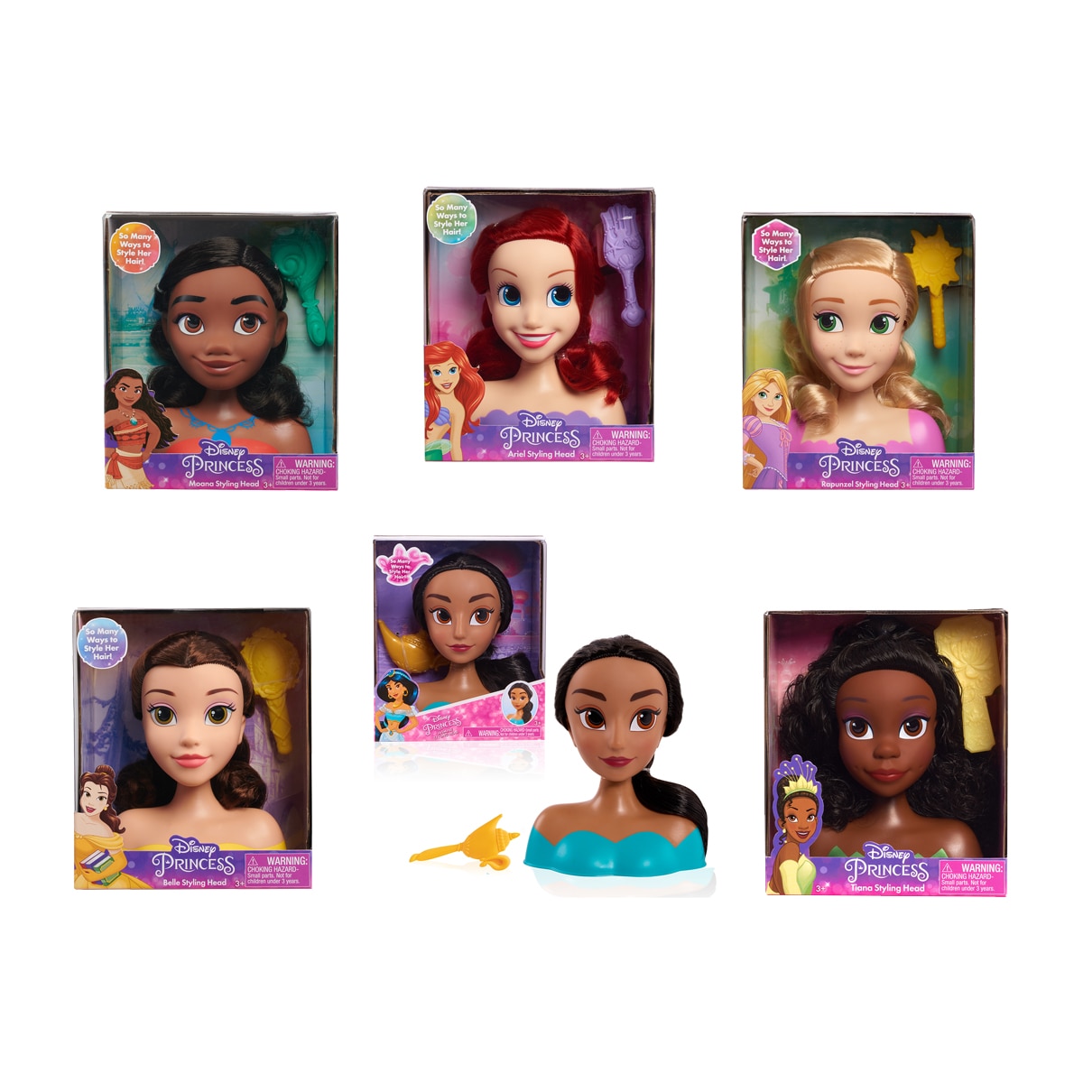 Imagen 0 de Mini Styling Head Disney Princess Just Play Products