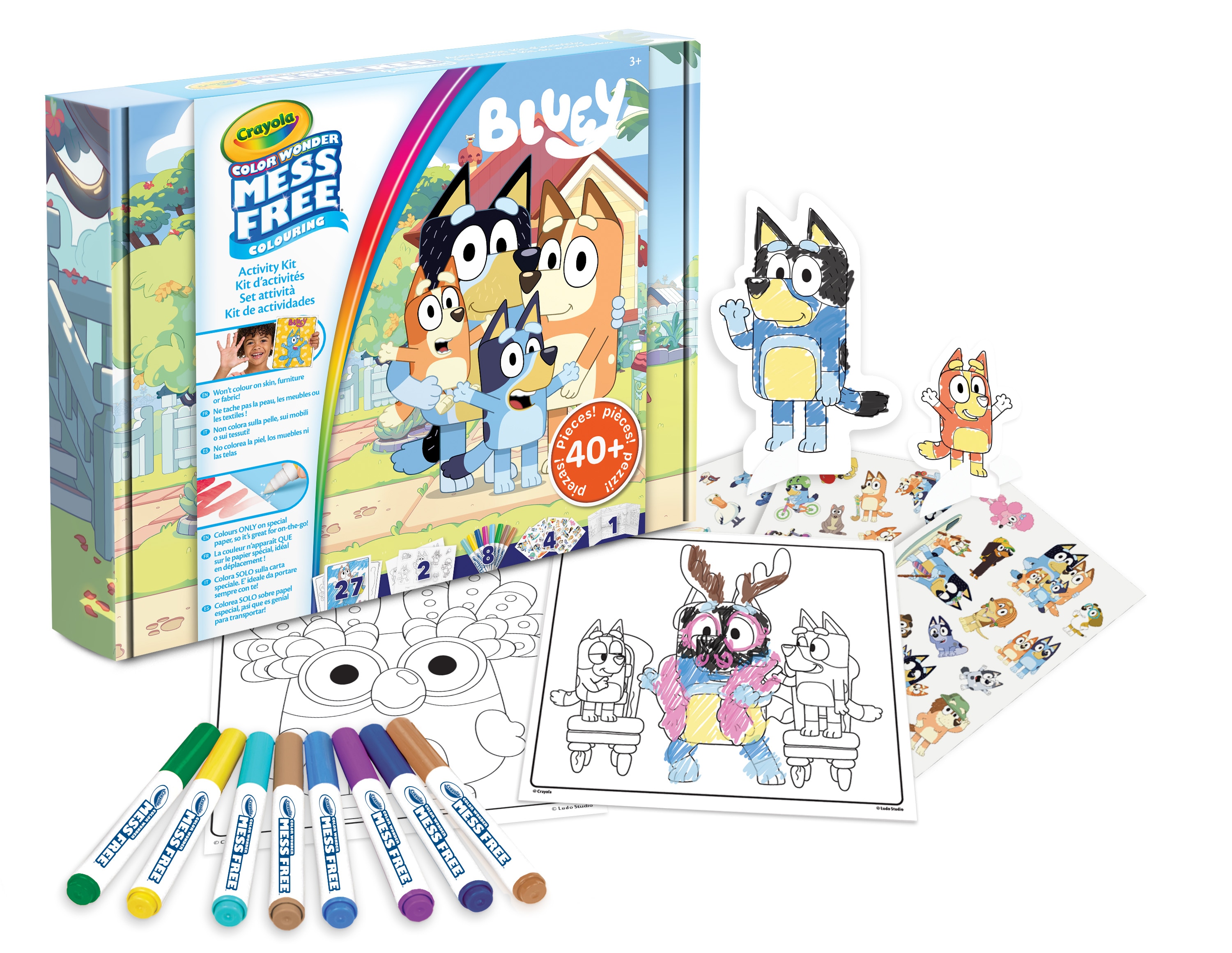 Imagem 0 de Pinta sem Manchas Color Wonder Super Set Bluey