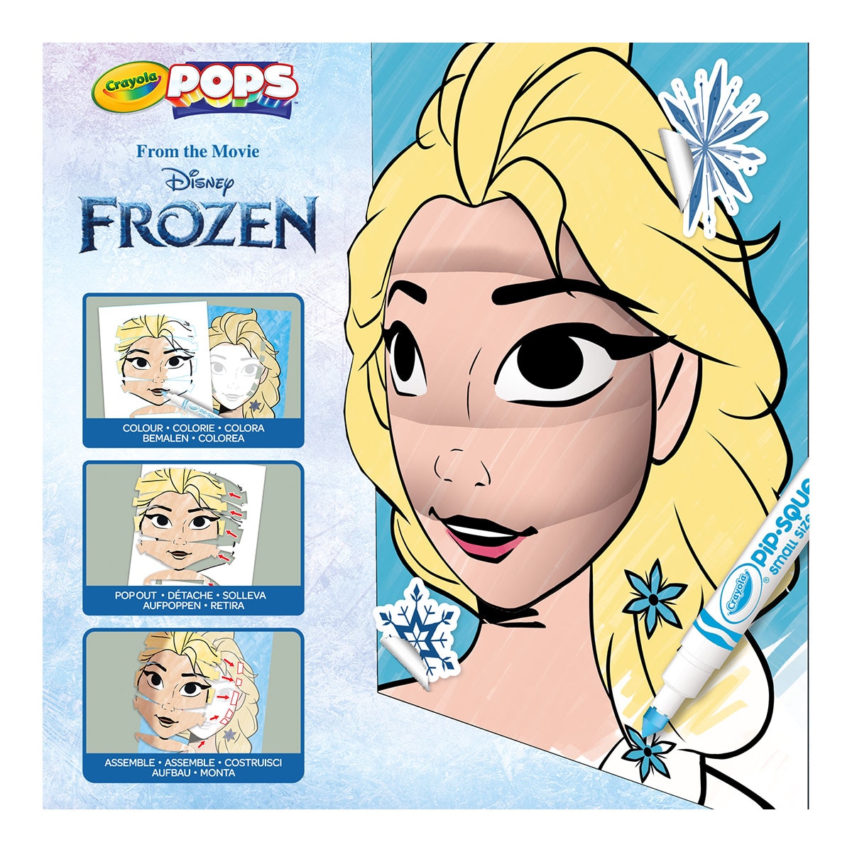 Imagen 0 de Color Pops 3D Frozen Crayola