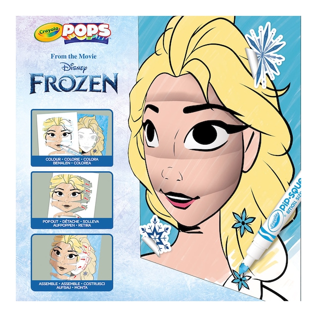 Color Pops 3D Frozen Crayola