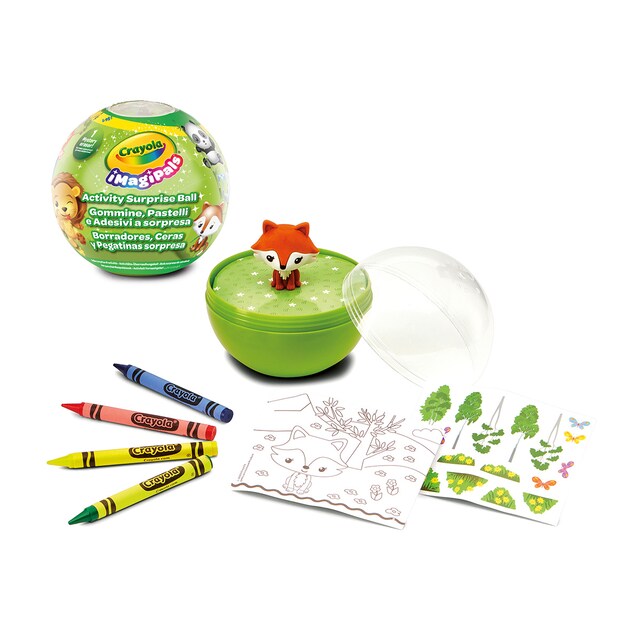 Bola Borrador Sorpresa y Actividades 6 modelos surtidos Crayola